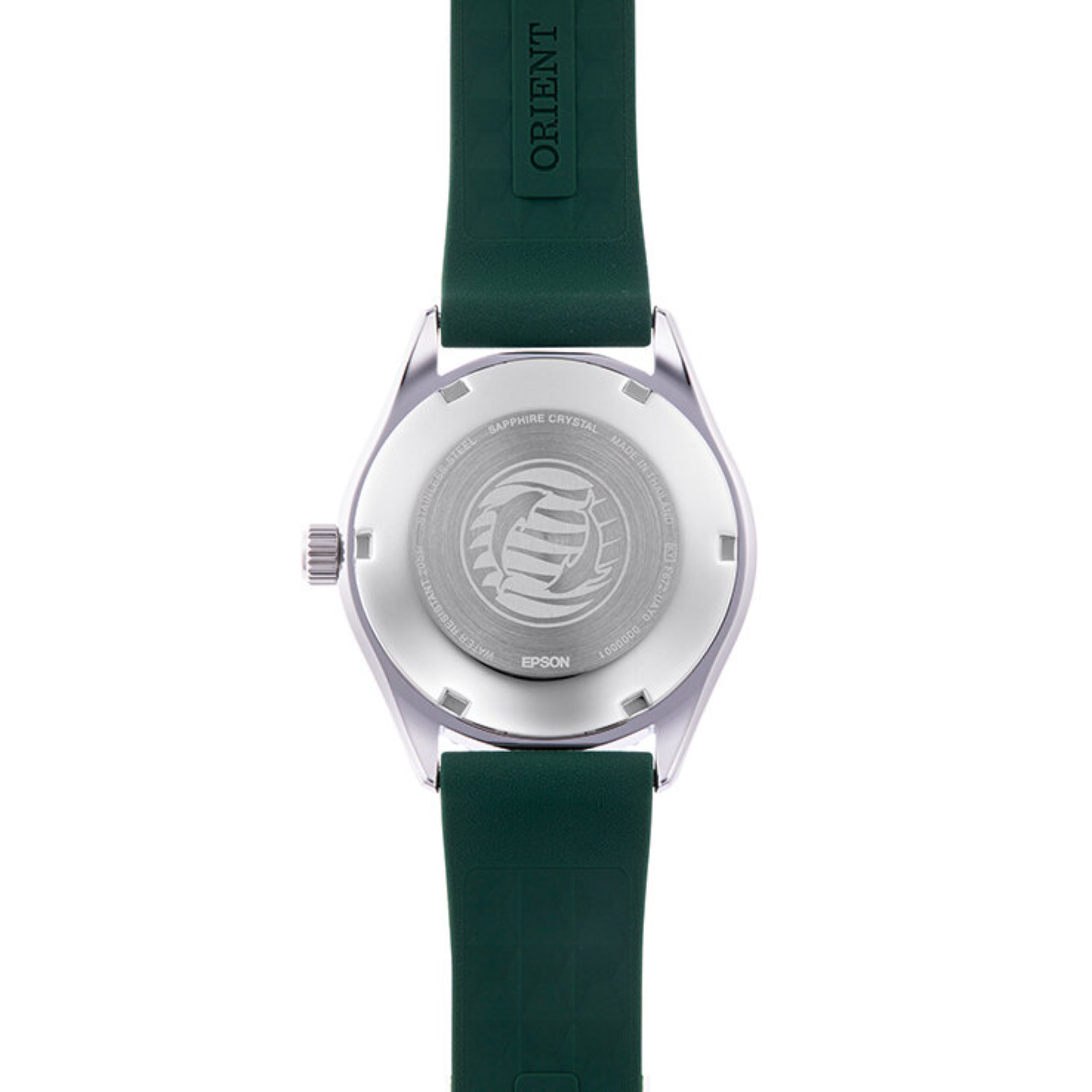 Orient Mako Automatic Green Dial Rubber Strap Unisex Dive Watch RA-AC0Q11E30B