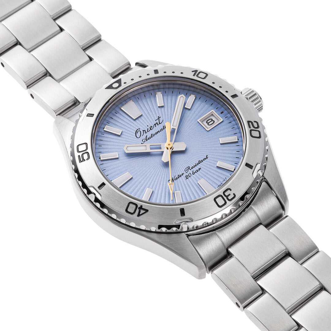 Orient Mako 75th Anniversary Limited Edition Automatic Blue Dial Steel Strap Men's Watch RA-AC0Q12L30B