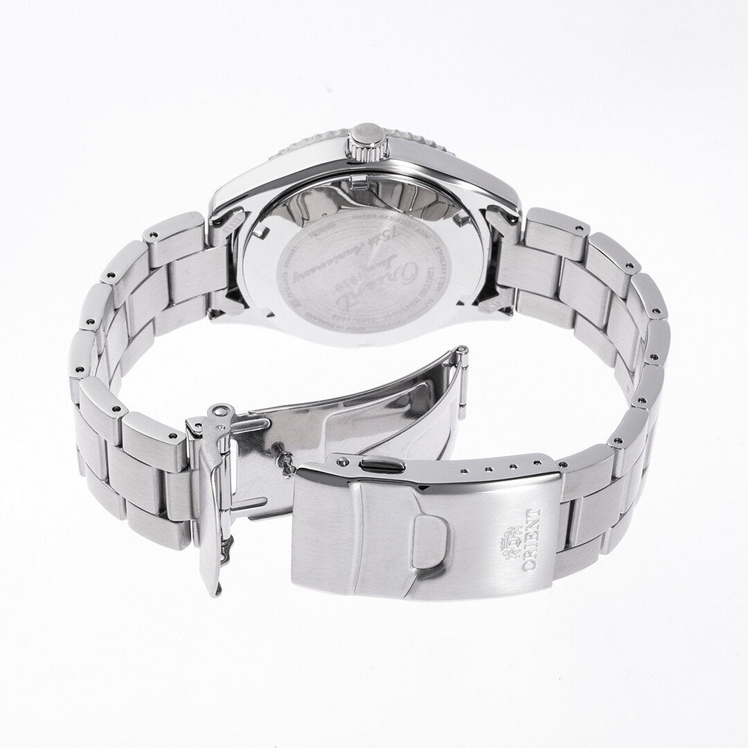 Orient Mako 75th Anniversary Limited Edition Automatic Blue Dial Steel Strap Men's Watch RA-AC0Q12L30B