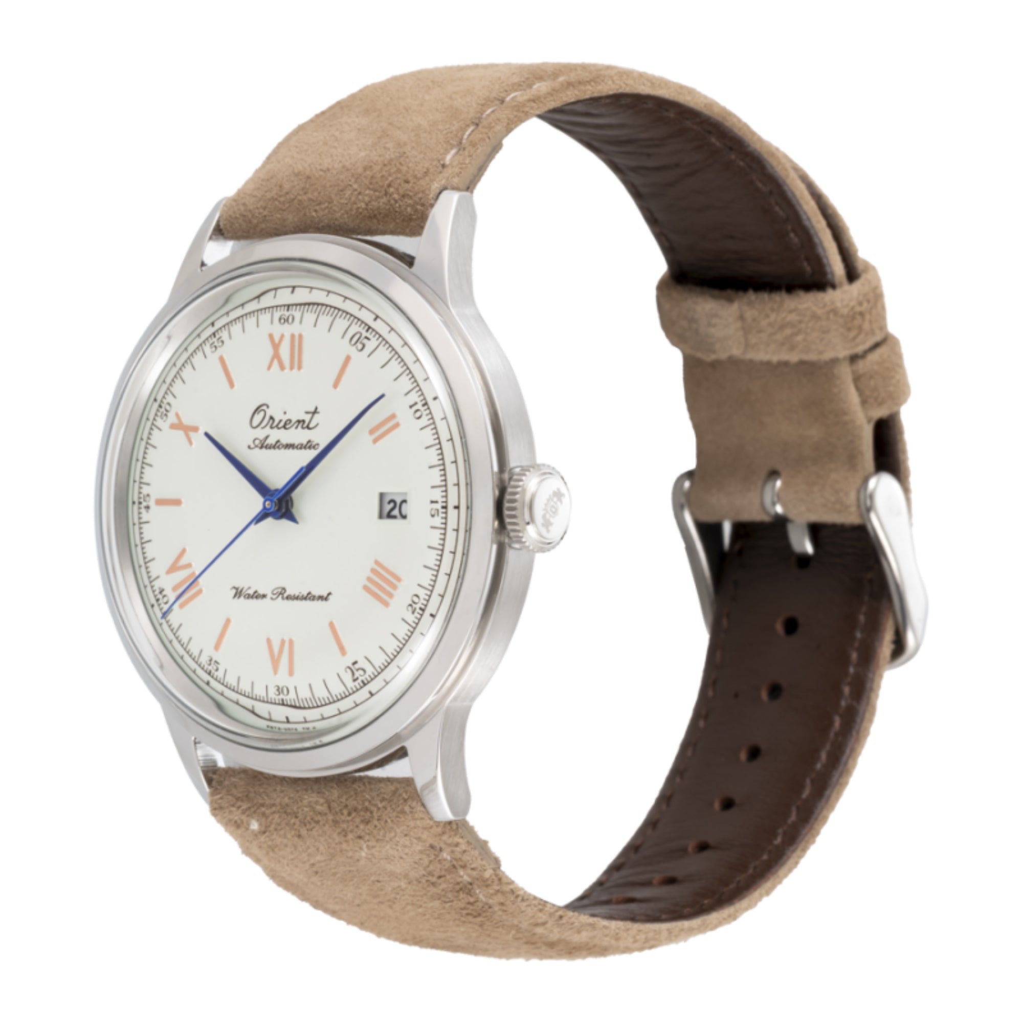 Orient Bambino Classic Vintage Style Silver Dial 75th Anniversary Limited Edition Men's Dress Watch RA-AC0027S30B