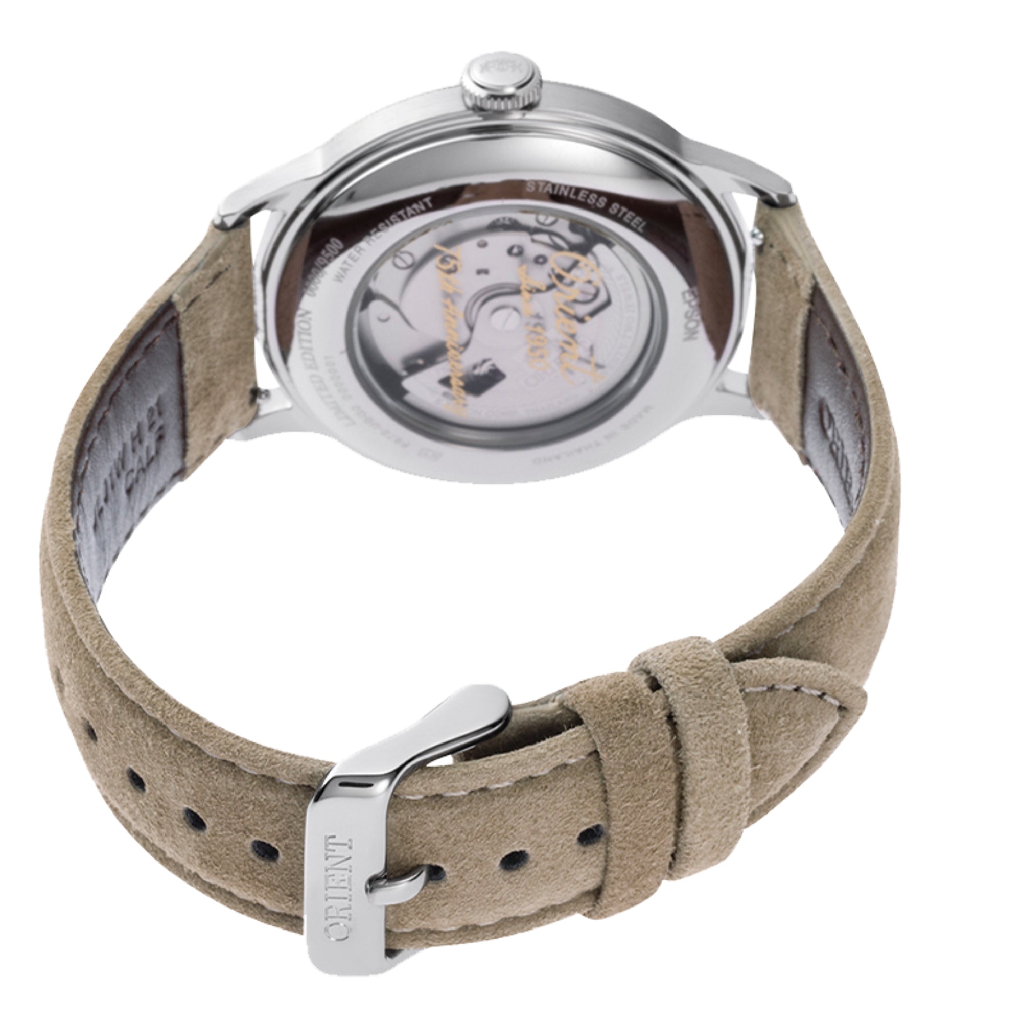 Orient Bambino Classic Vintage Style Silver Dial 75th Anniversary Limited Edition Men's Dress Watch RA-AC0027S30B