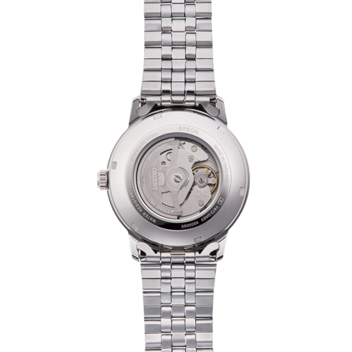 Orient Contemporary Automatic Silver Dial Steel Strap Men's Watch RA-AC0F02S30B