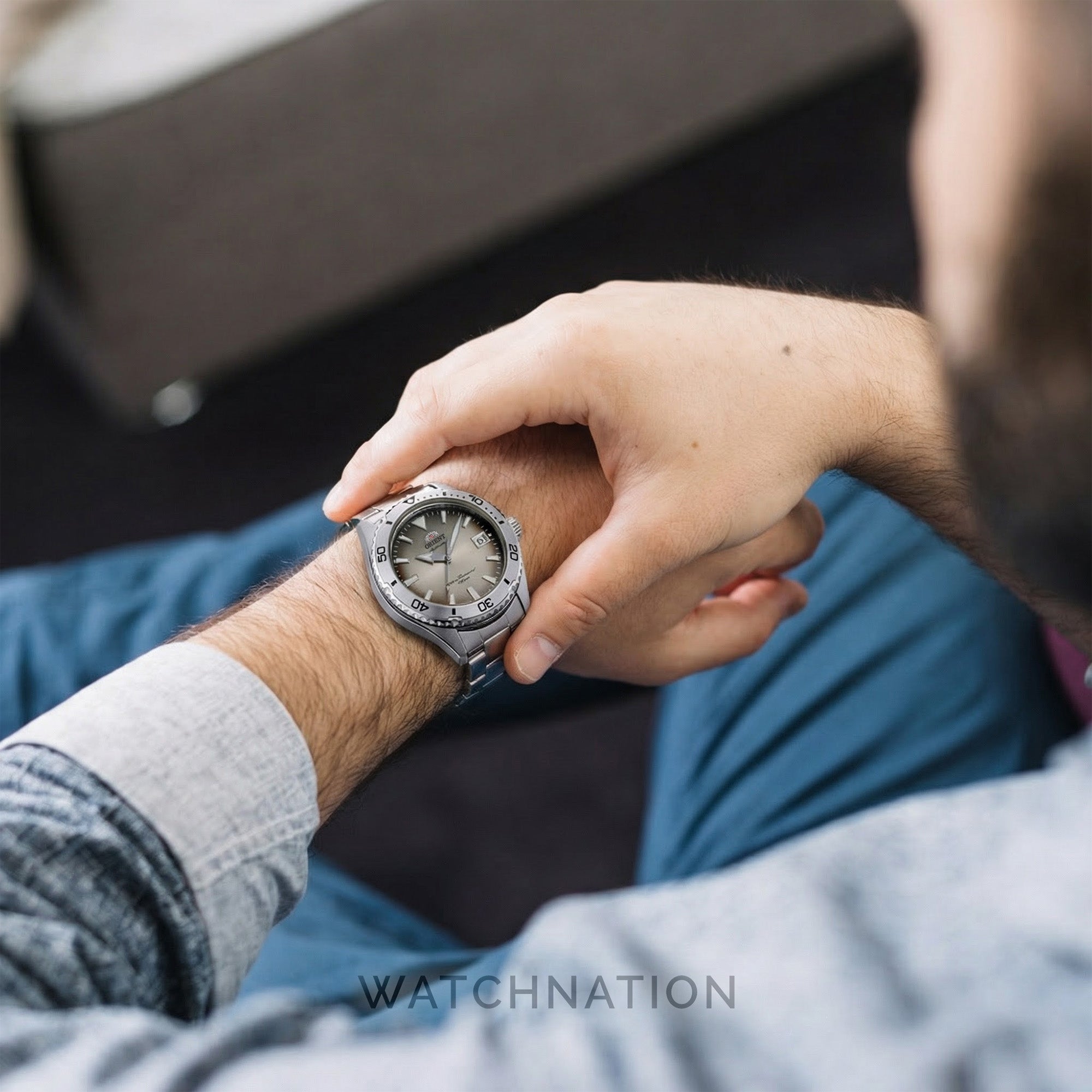 Orient Mako 40 Limited Release Grey Dial Steel Men's Dive Automatic Watch RA-AC0Q16N30B