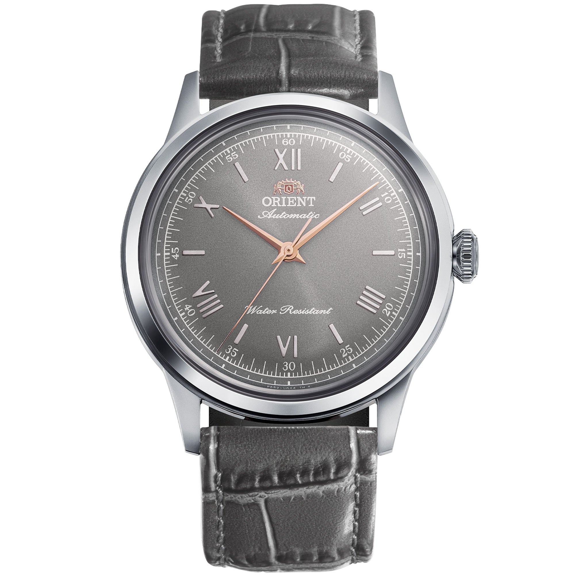 Orient Bambino Classic Vintage Style Limited Release Grey Dial Leather Strap Men's Dress Watch RA-BB0006N30B