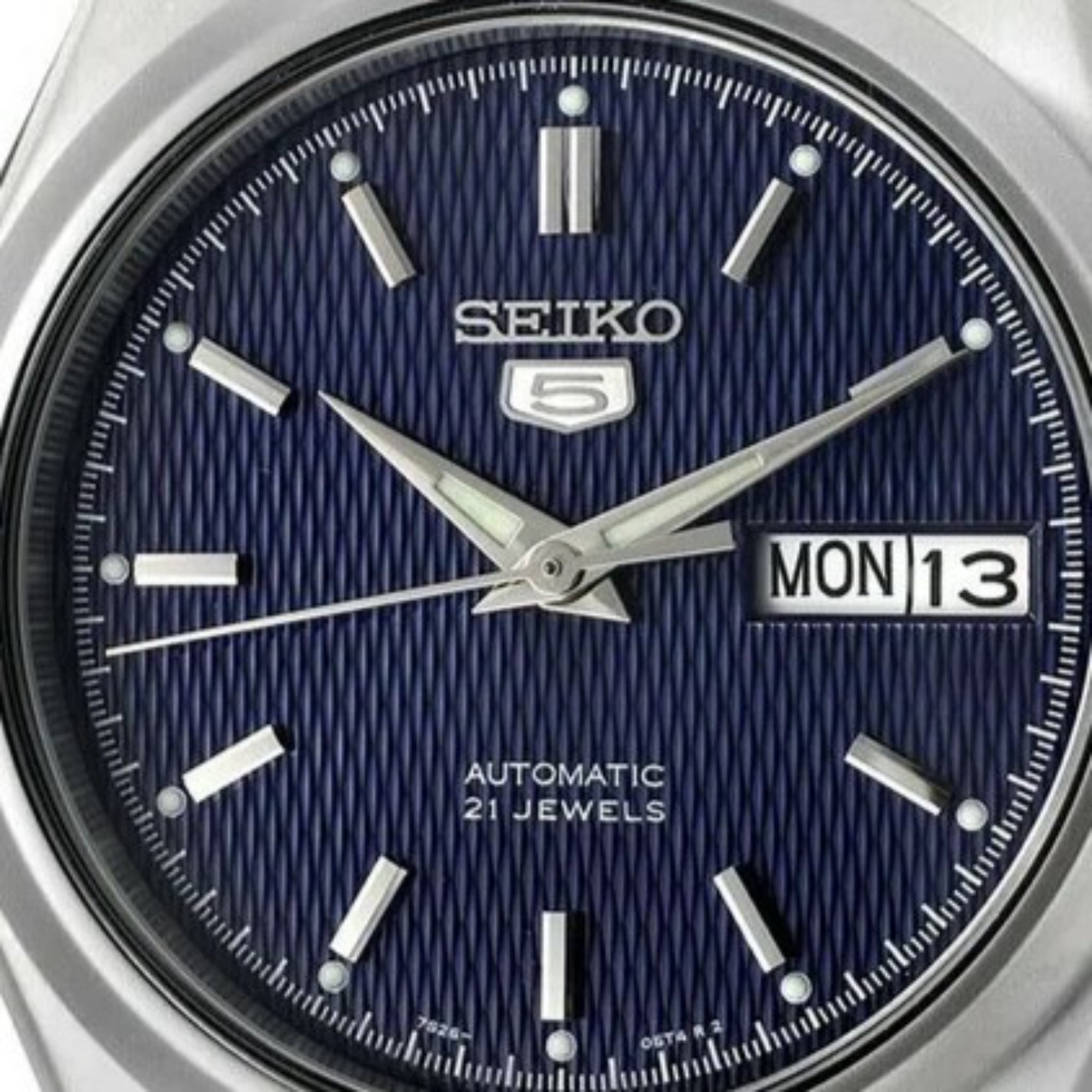 Seiko 5 Automatic Blue Dial Stainless Steel Bracelet Men's Watch SNK603K1