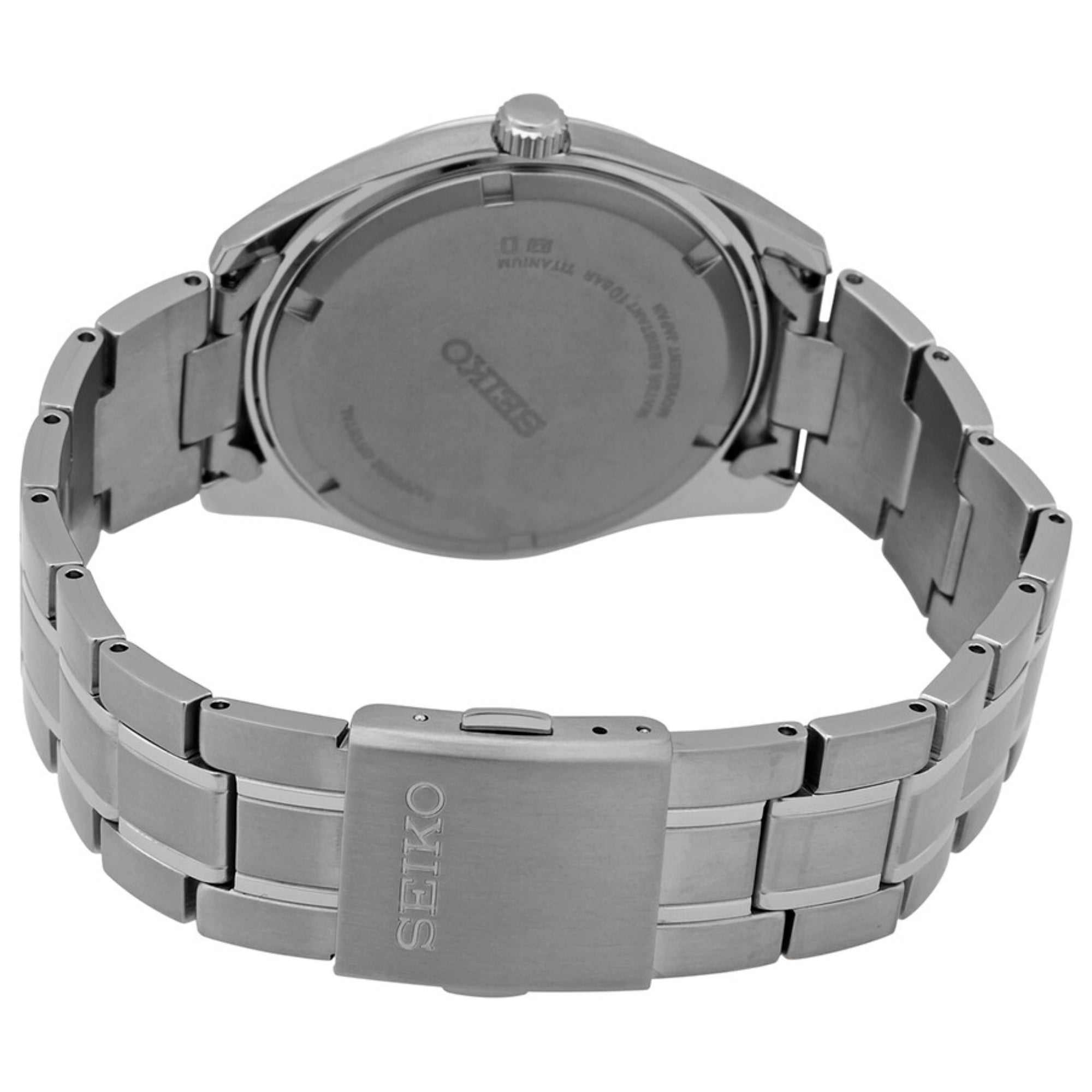 Seiko Conceptual Titanium Black Sunray Dial Titanium Strap Men's Watch SUR375P1