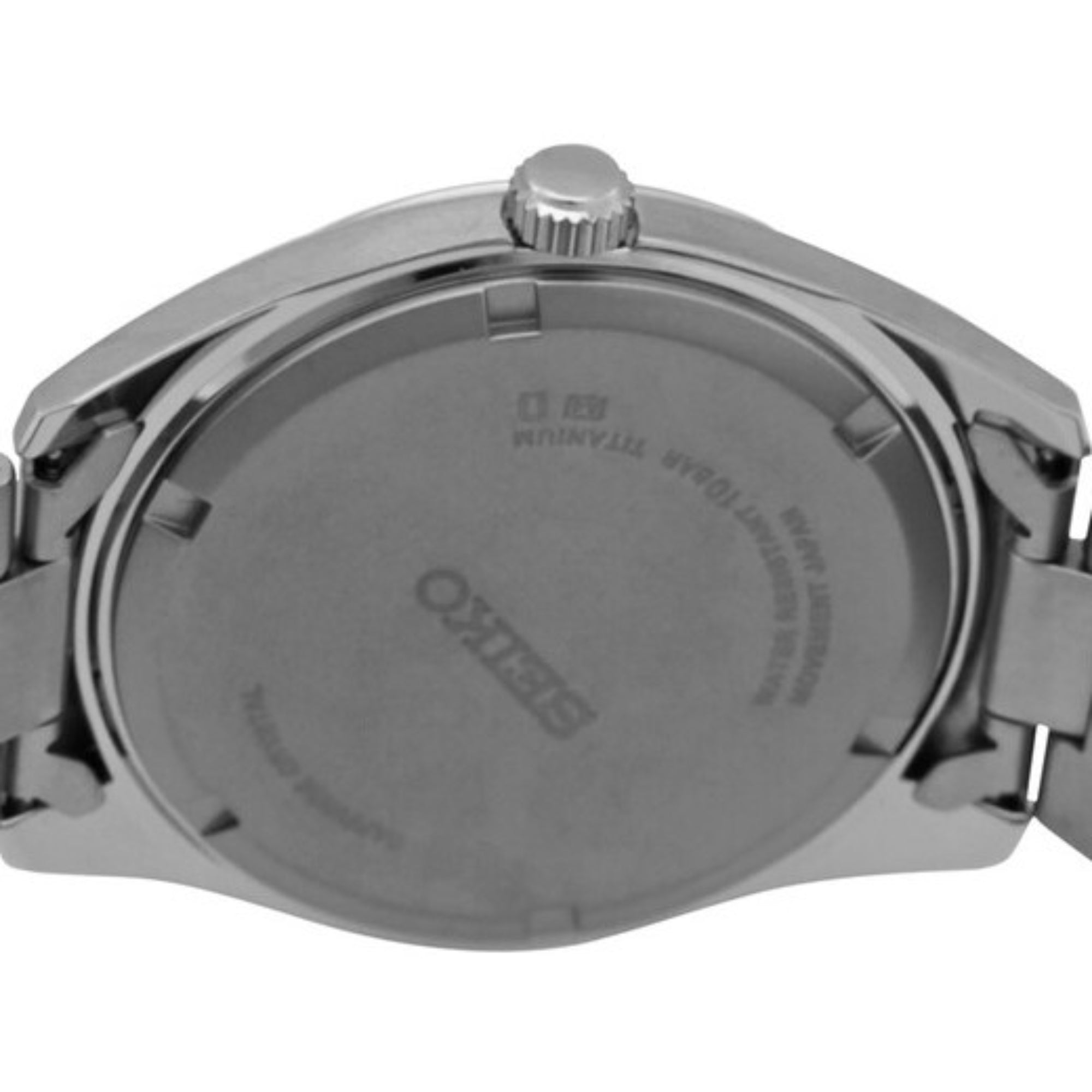 Seiko Conceptual Titanium Black Sunray Dial Titanium Strap Men's Watch SUR375P1