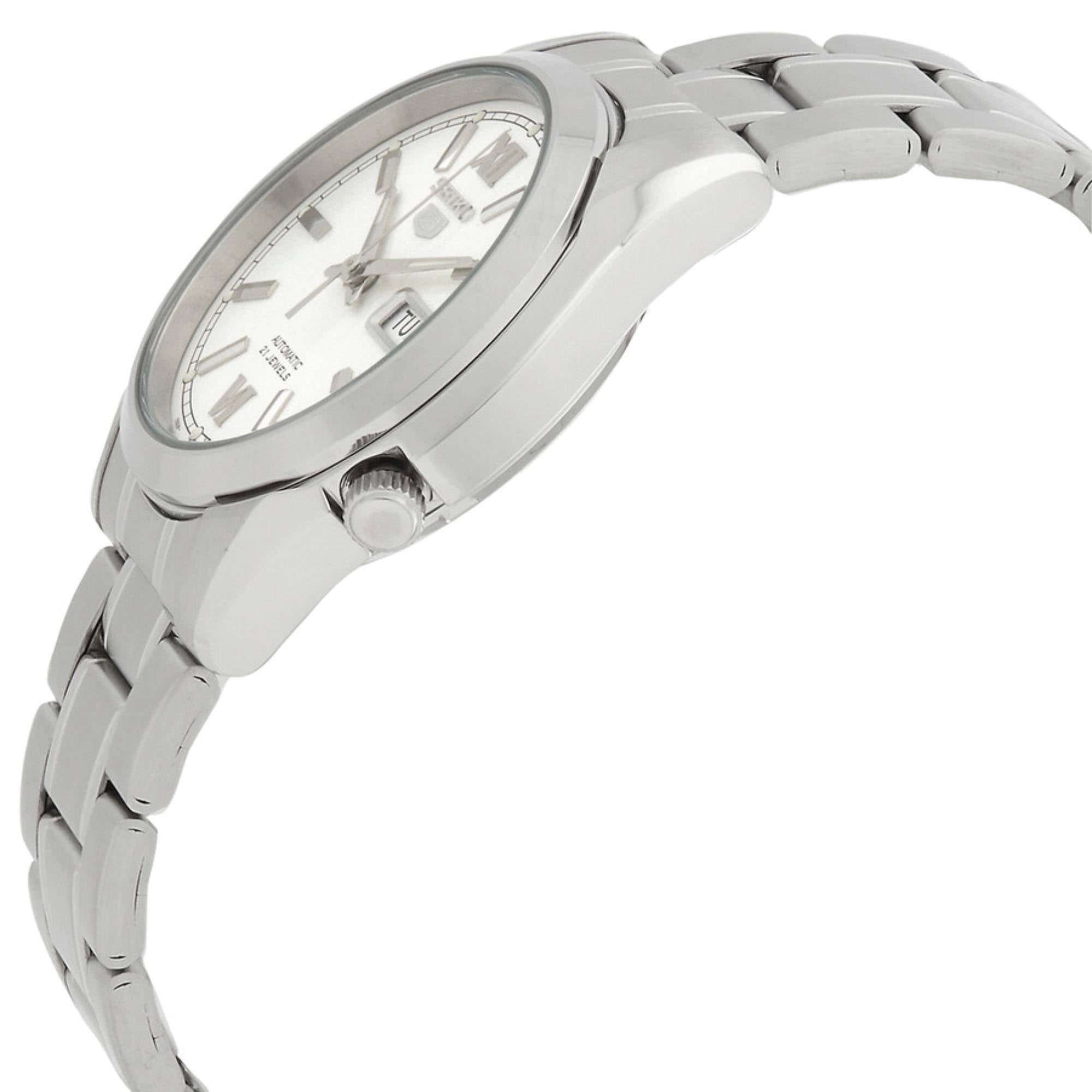 Seiko 5 Automatic Silver Dial Stainless Steel Strap Men's Watch SNKL51K1