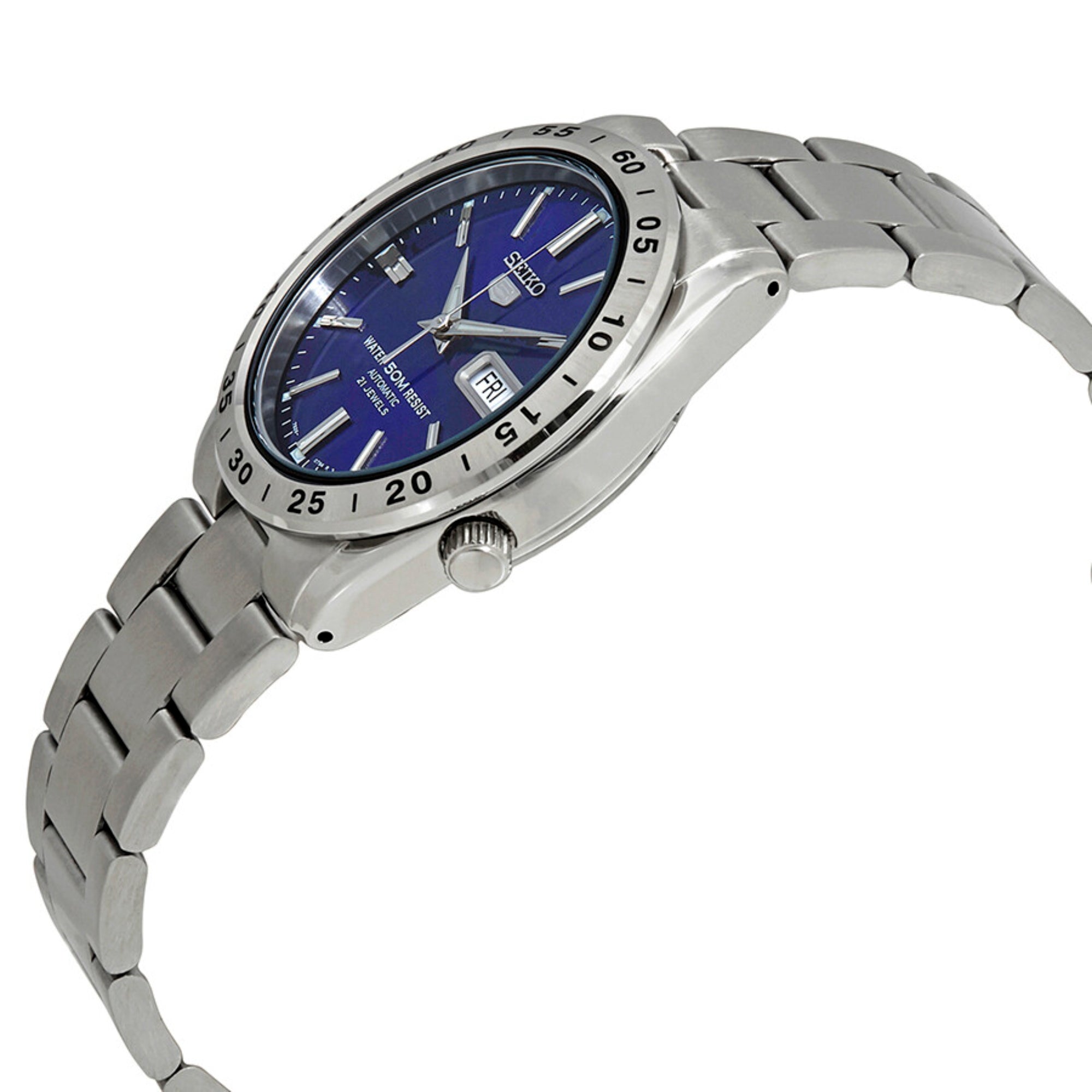 Seiko 5 Automatic Blue Dial Stainless Steel Men's Watch SNKD99K1
