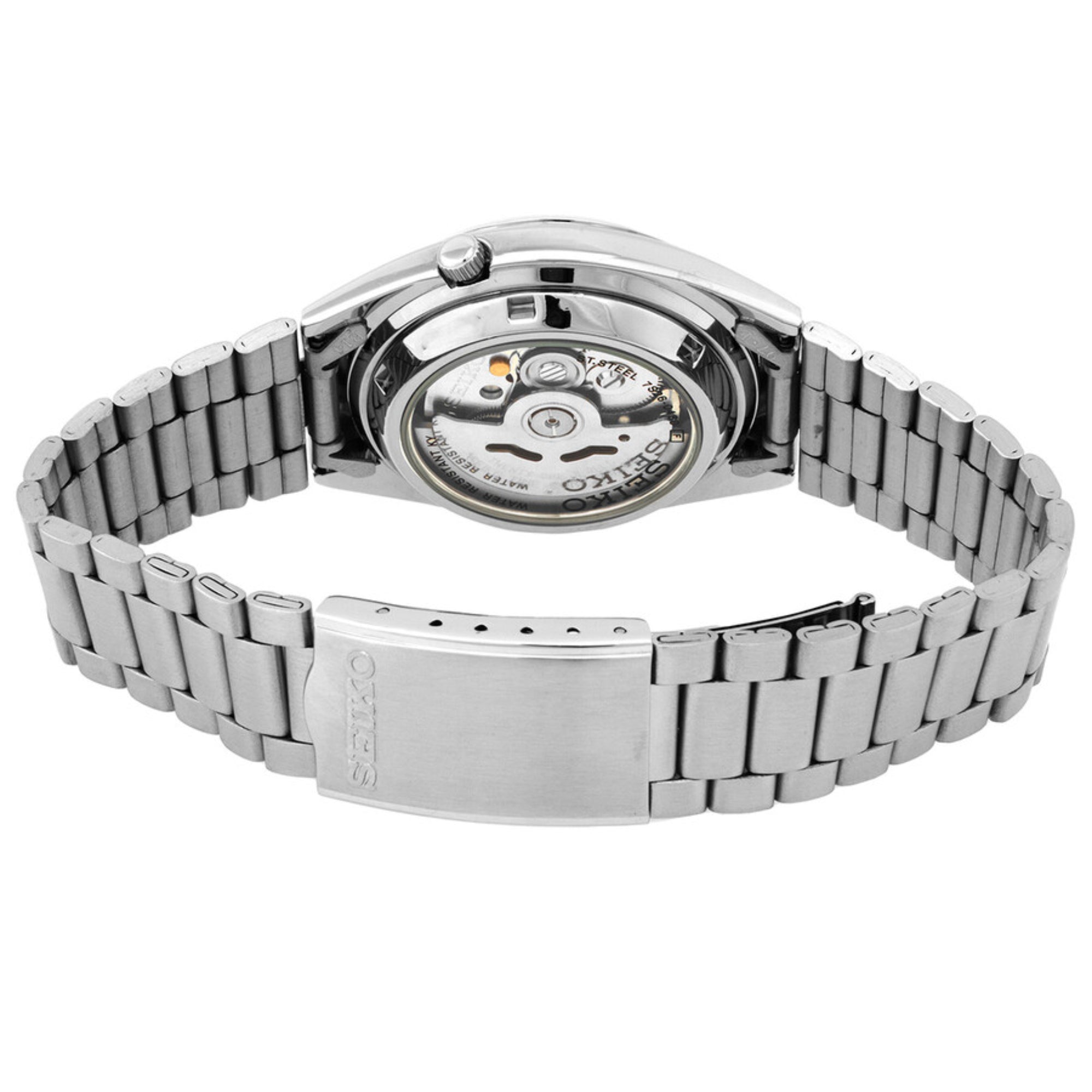 Seiko 5 Automatic Silver Dial Stainless Steel Men's Watch SNXS73K1
