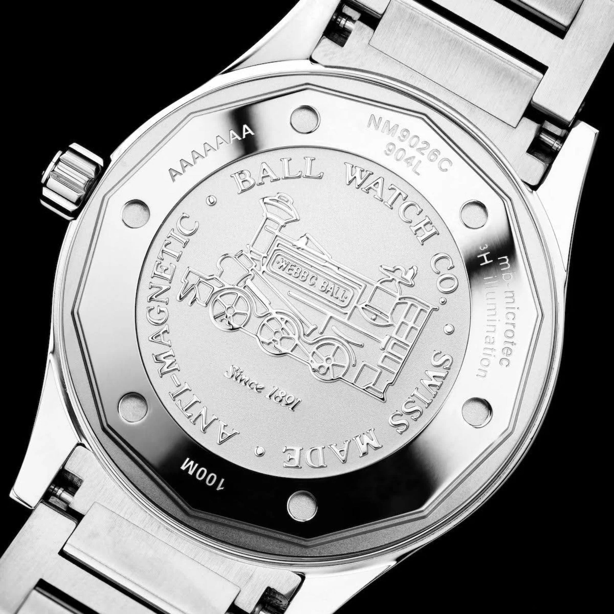 BALL Engineer III Marvelight Chronometer Stainless Steel Men’s Watch NM9026C-S46C-MSLR