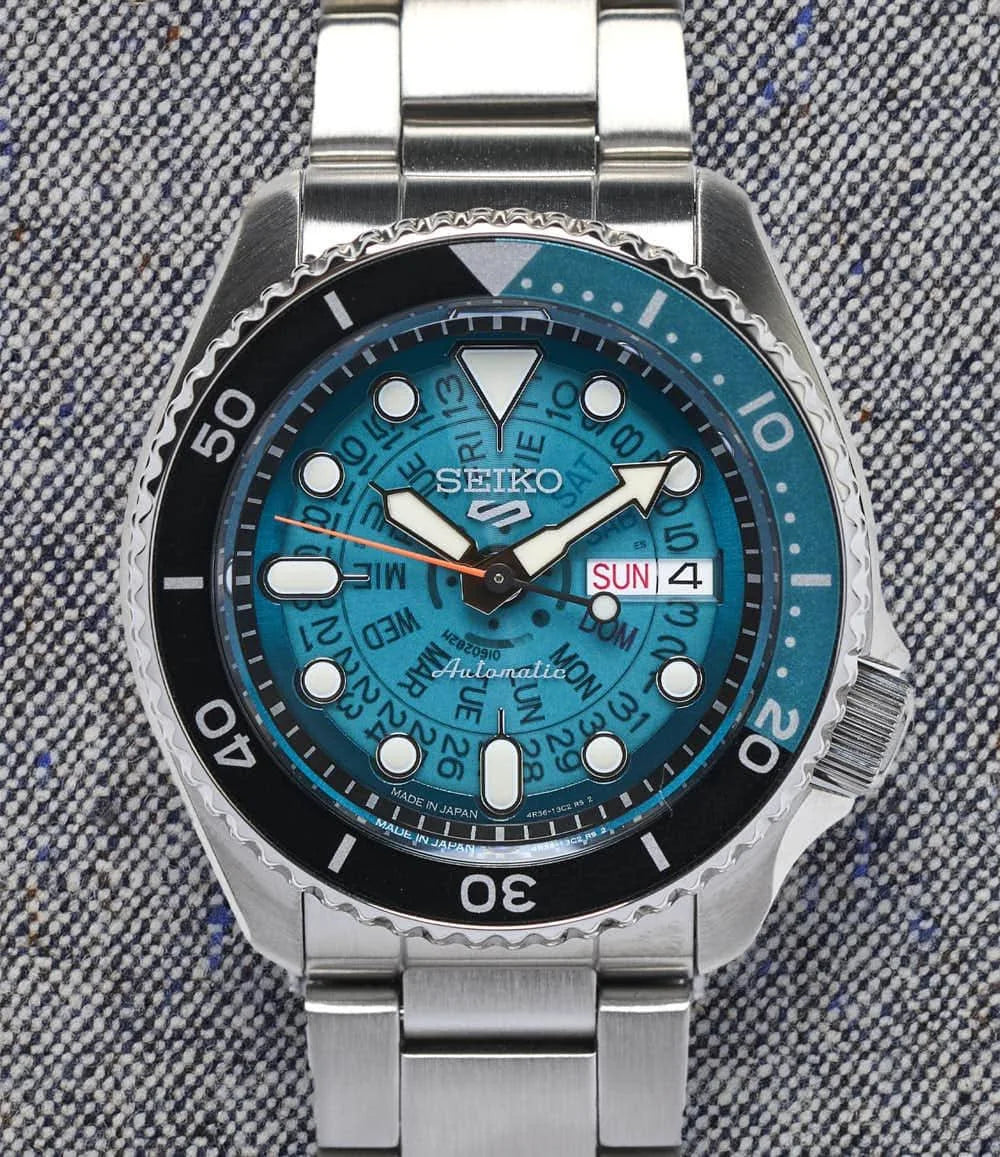 Seiko 5 Sports Automatic Blue Dial Stainless Steel Men's Watch SRPJ45K1