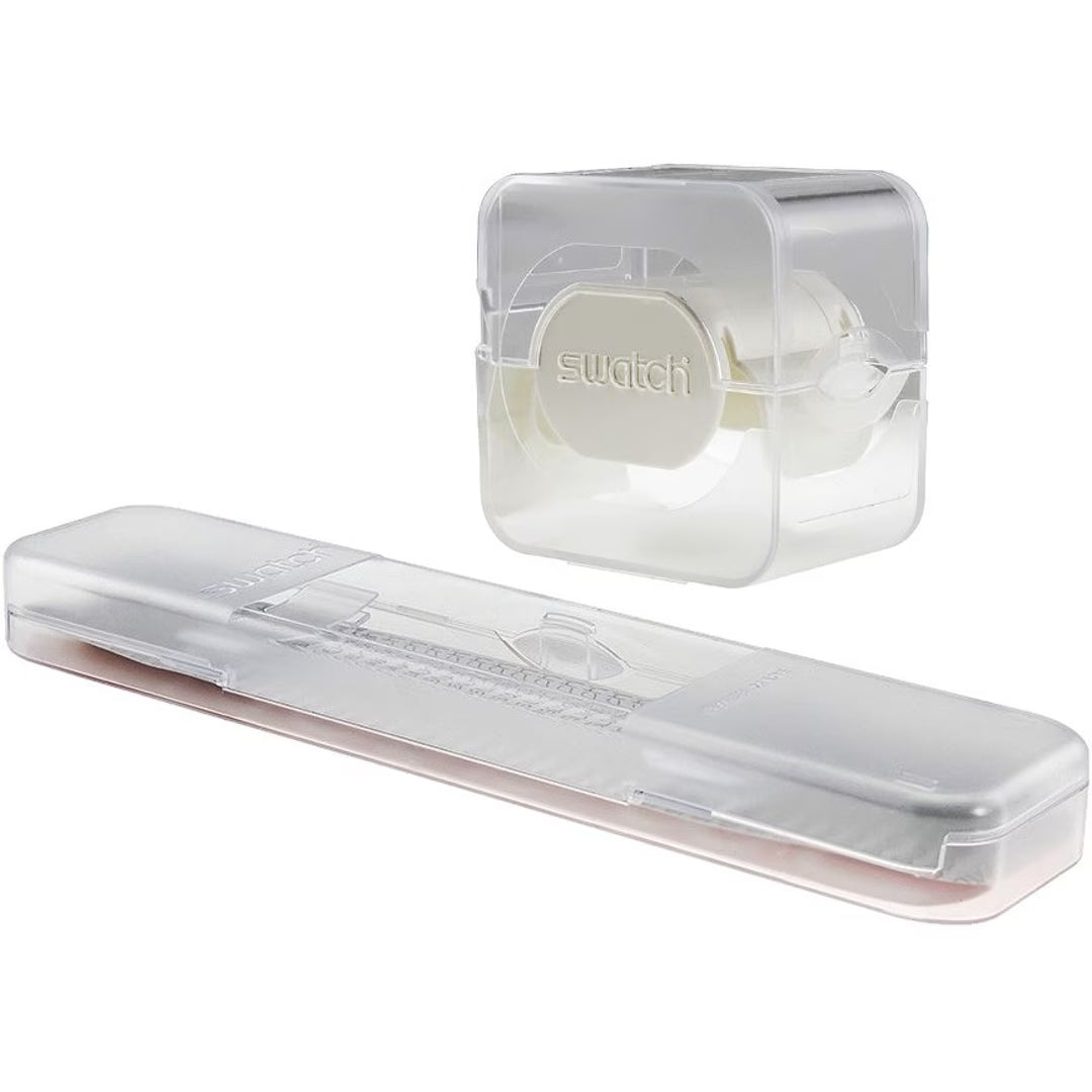 Swatch Touch Silicone Strap Digital Dial Men's Watch SURN101D