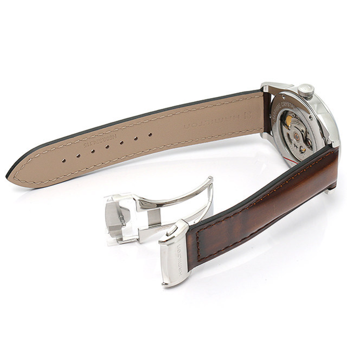 Hamilton American Classic Spirit Of Liberty Automatic Blue Dial Leather Strap Men's Watch H42415541