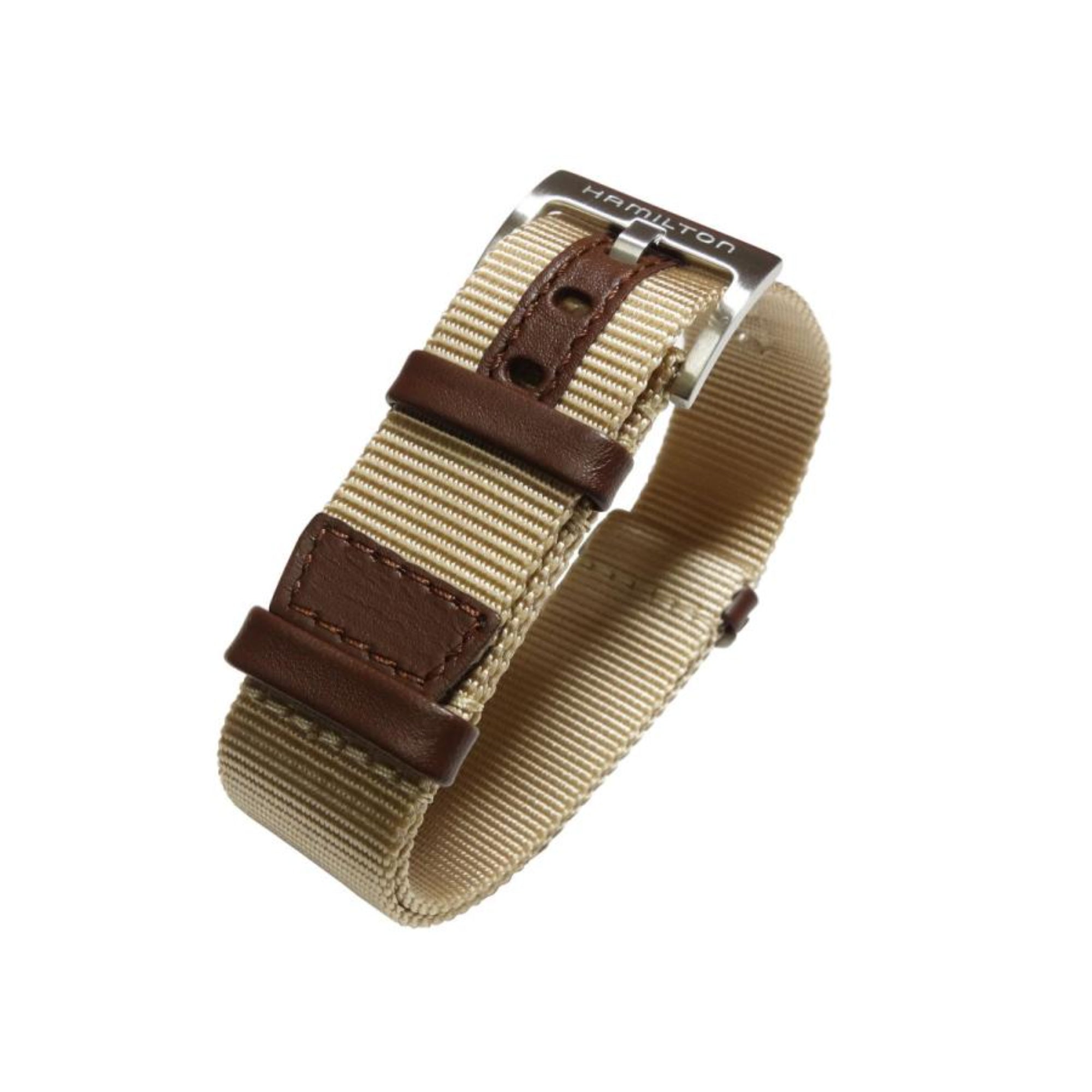 Hamilton Khaki Field Beige NATO Textile Watch Strap H690694103