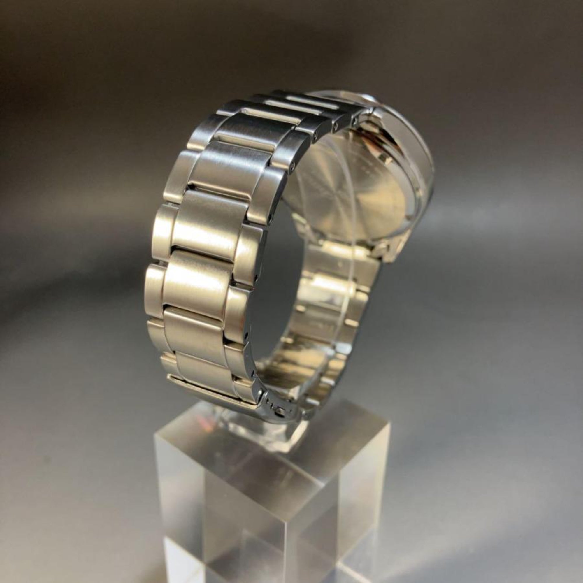 Seiko Conceptual Solar Quartz Blue Chronograph Dial Steel Bracelet Men's Watch SSC801P1