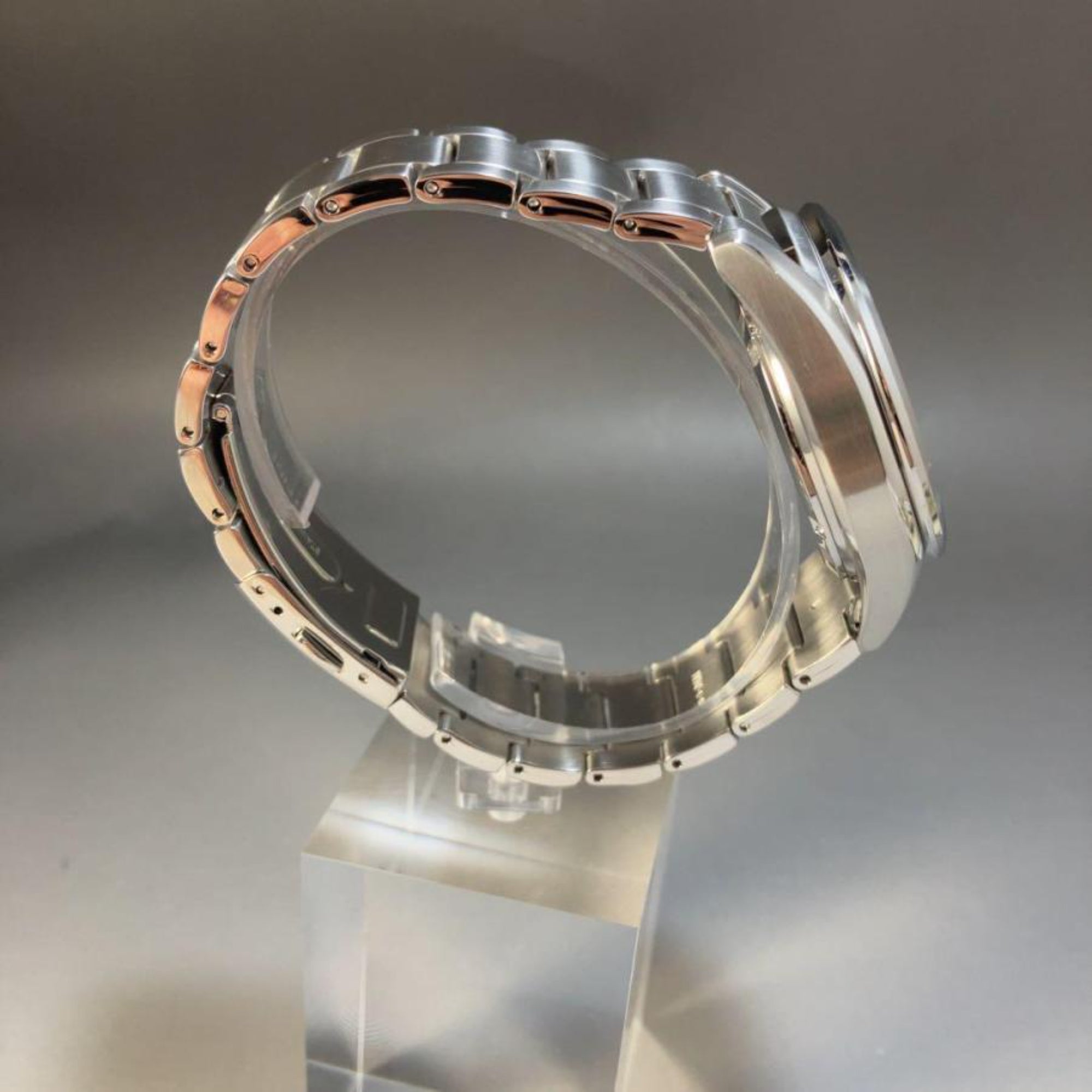 Seiko Conceptual Solar Quartz Blue Chronograph Dial Steel Bracelet Men's Watch SSC801P1