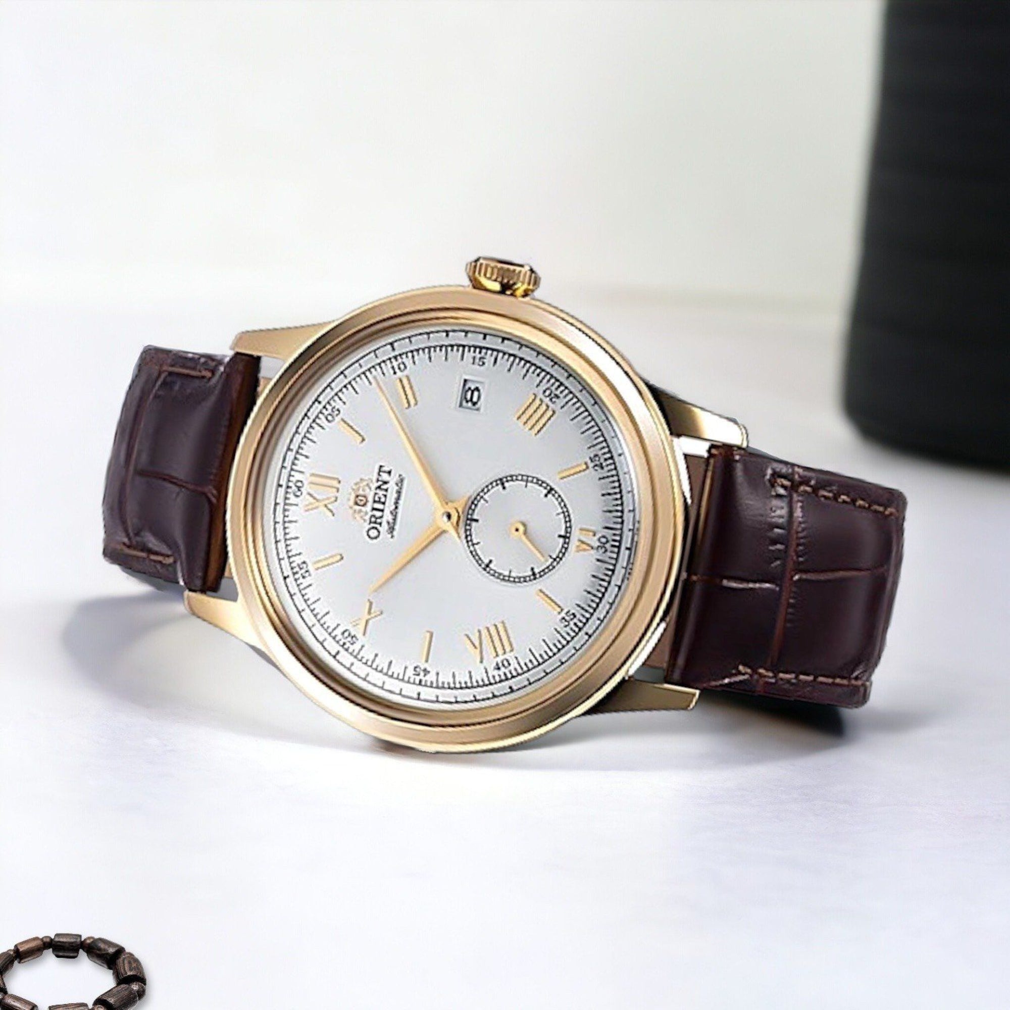 Orient Bambino Classic Vintage Style Small Seconds White Dial Men’s Dress Watch RA-AP0106S30B