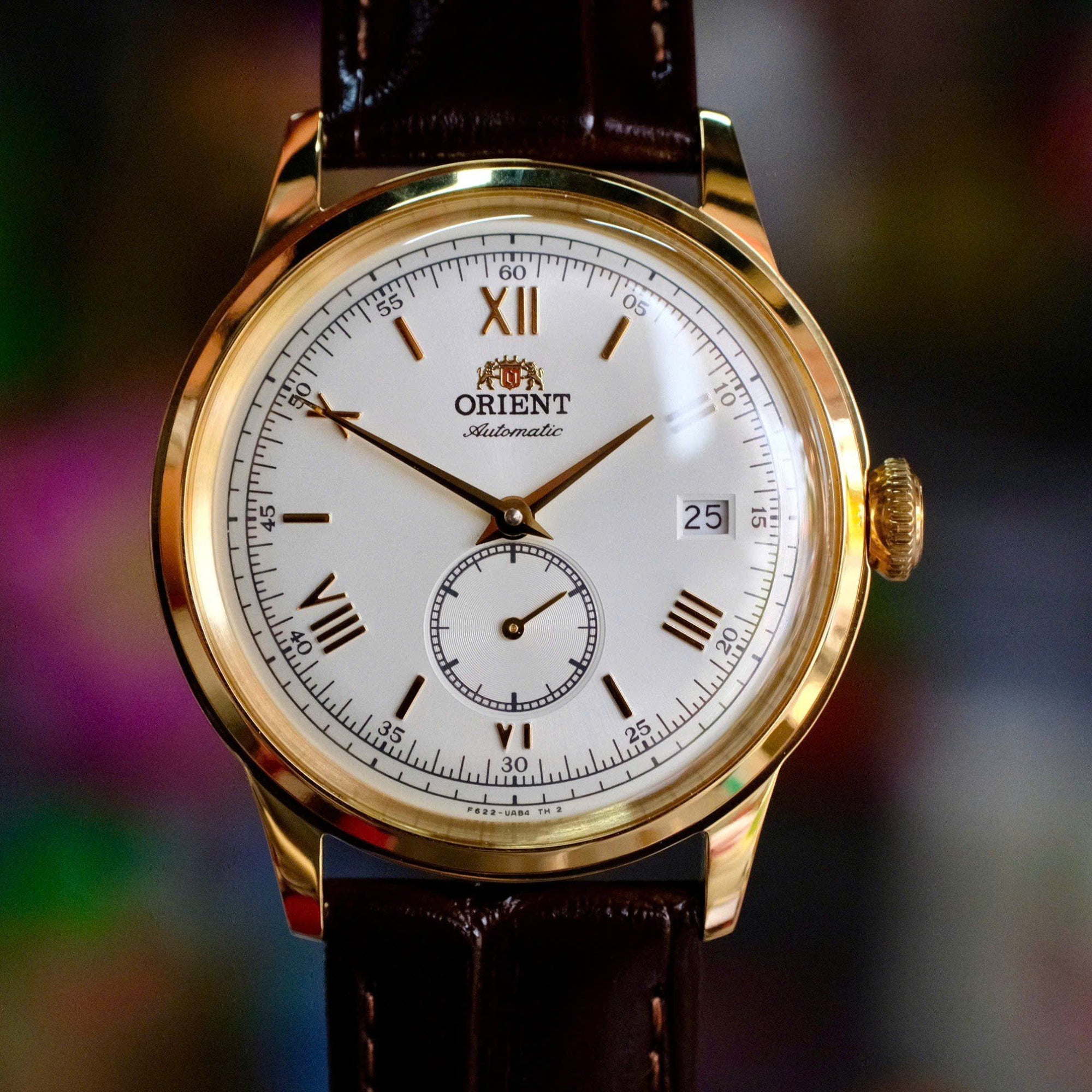 Orient Bambino Classic Vintage Style Small Seconds White Dial Men’s Dress Watch RA-AP0106S30B