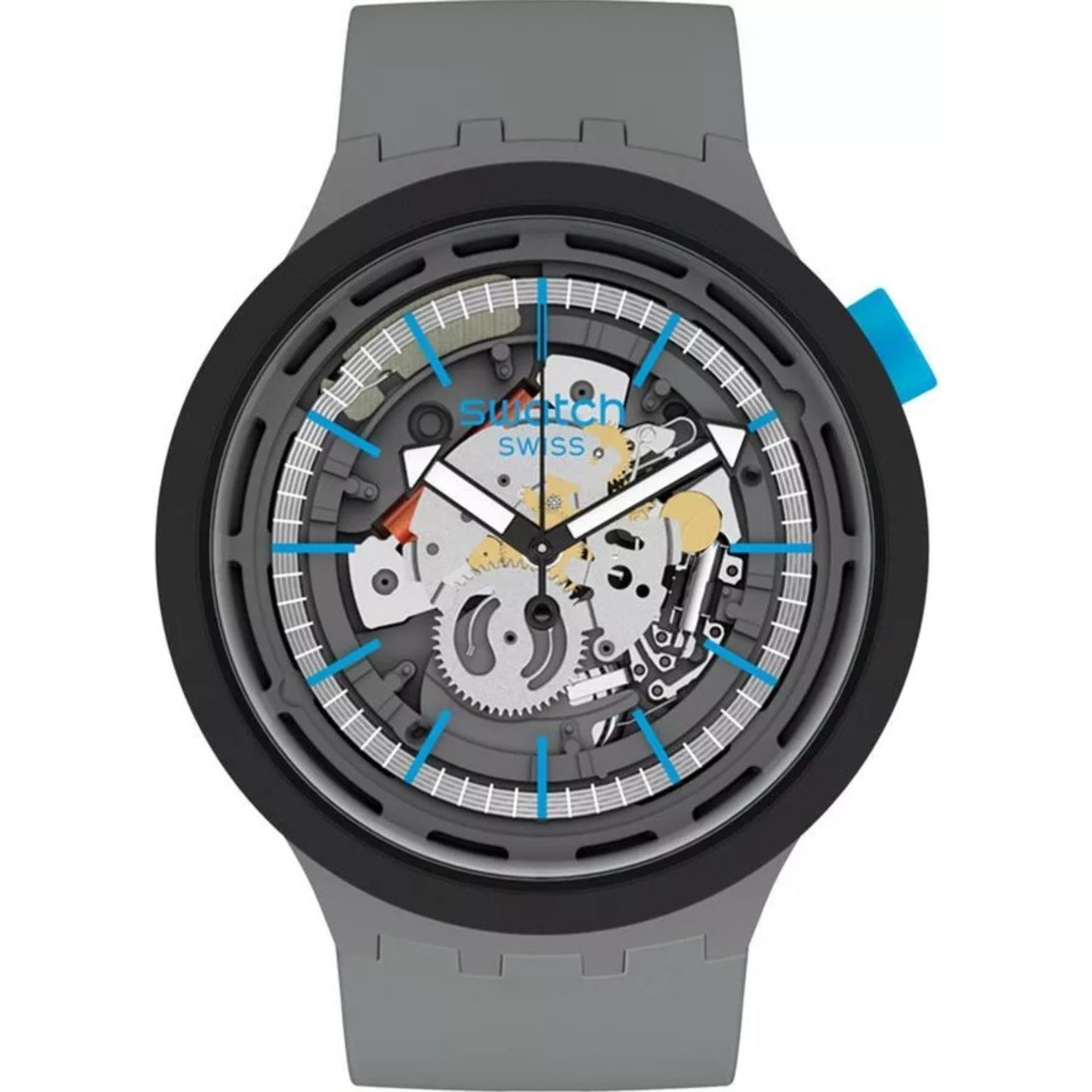 Swatch SwatchPAY! Easytippay! Quartz Transparent Dial Silicone Strap Men's Watch SO27M104-5300