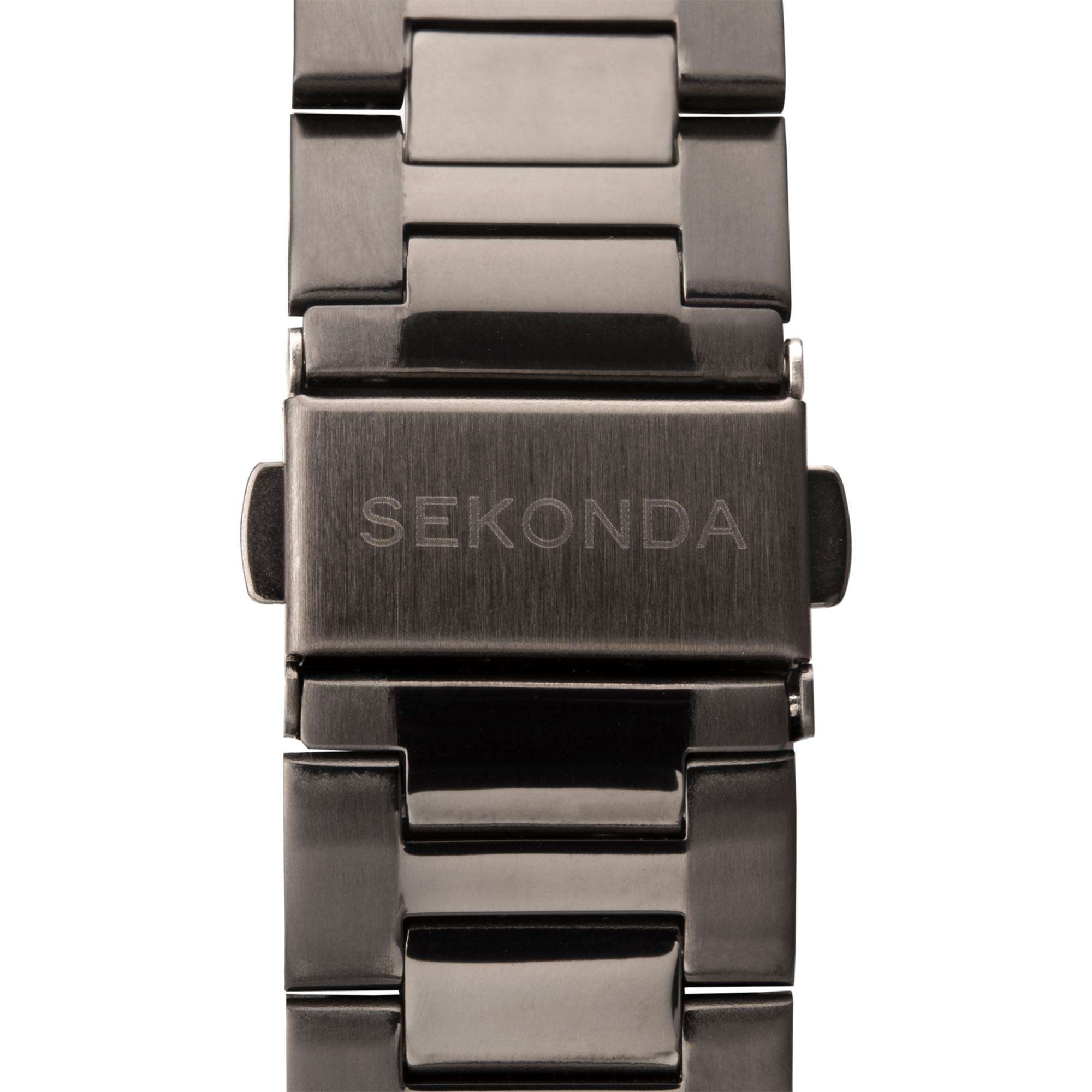 Sekonda Sports Quartz Grey Dial Grey Stainless Steel Bracelet Men's Watch 1984