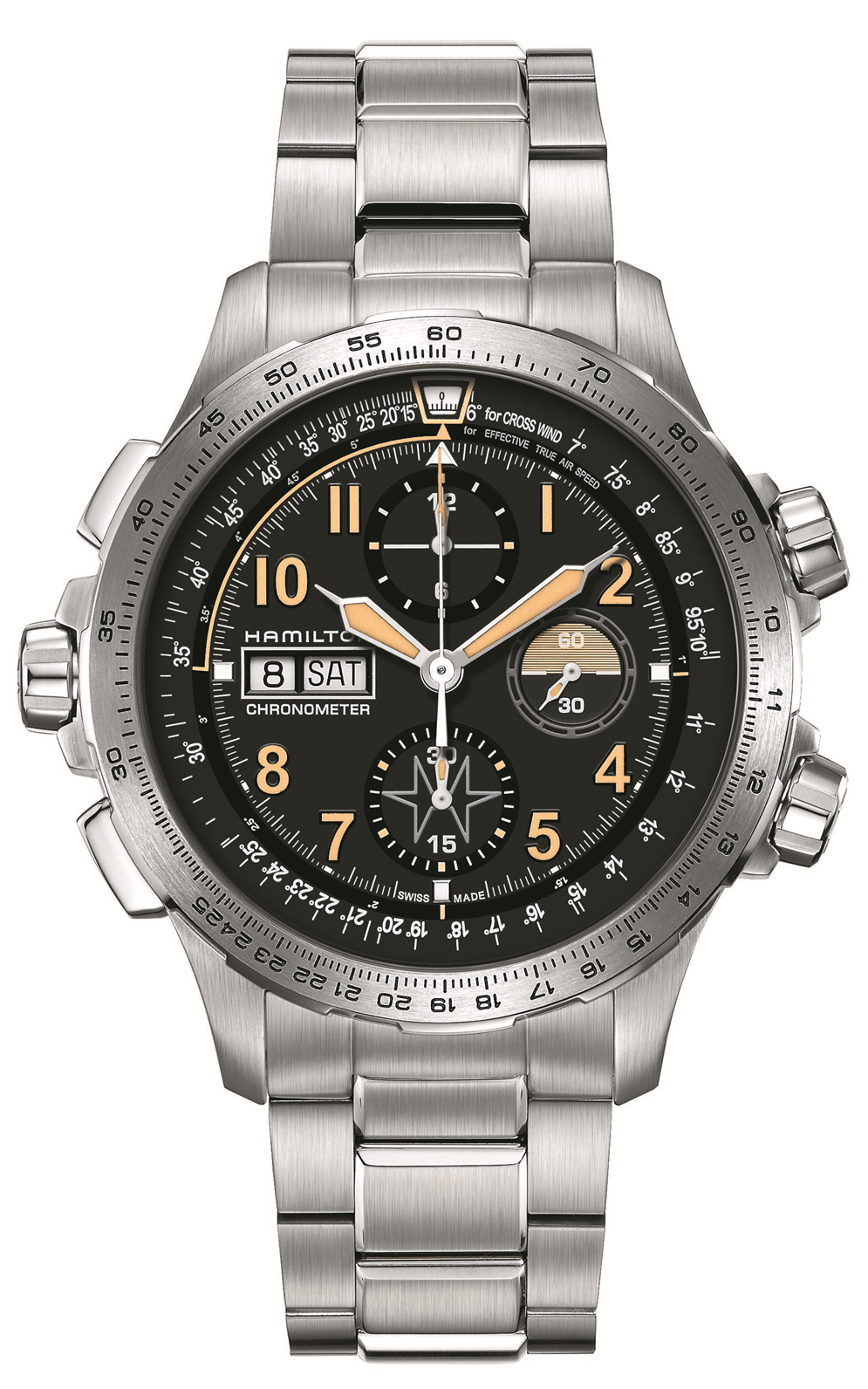Hamilton Khaki Aviation 45mm Limited Edition Black Dial Steel Mens Automatic Watch H77796135