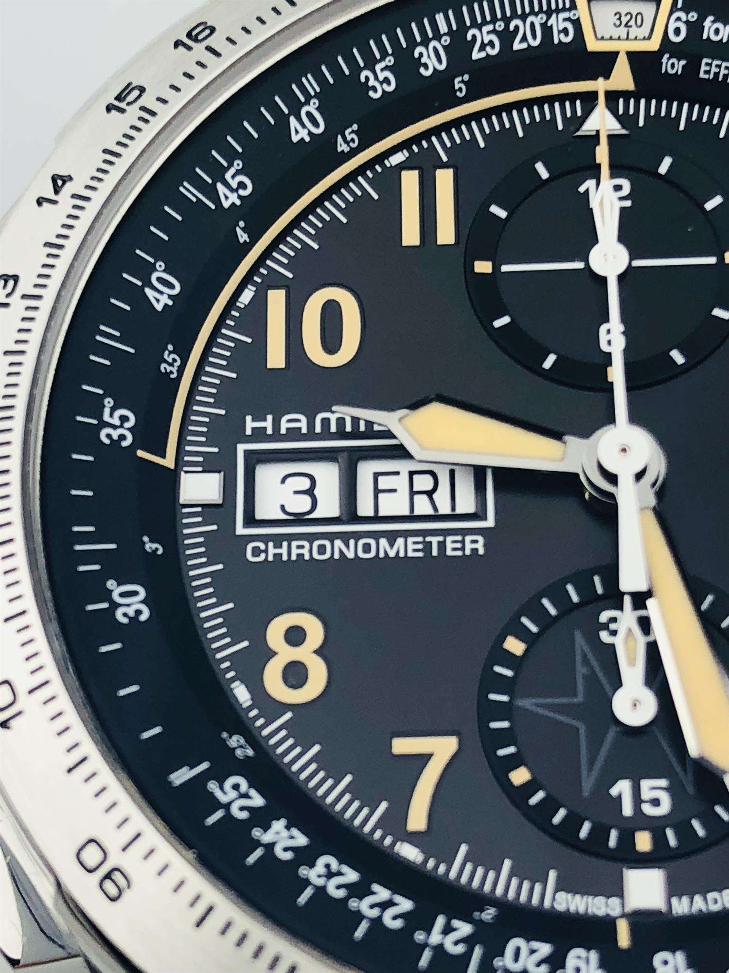 Hamilton Khaki Aviation 45mm Limited Edition Black Dial Steel Mens Automatic Watch H77796135