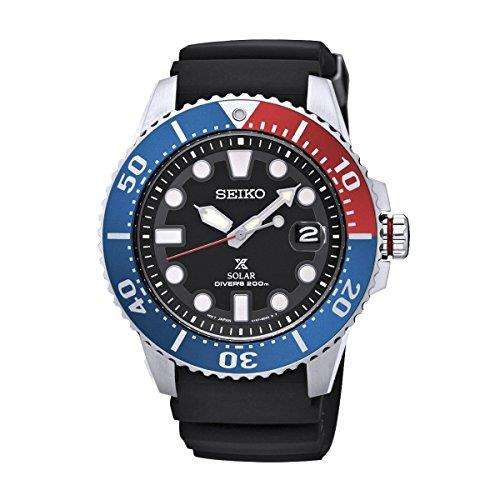 Seiko Prospex Solar Two-Tone Bezel Men’s Diver's Watch SNE43P1 - WatchNation