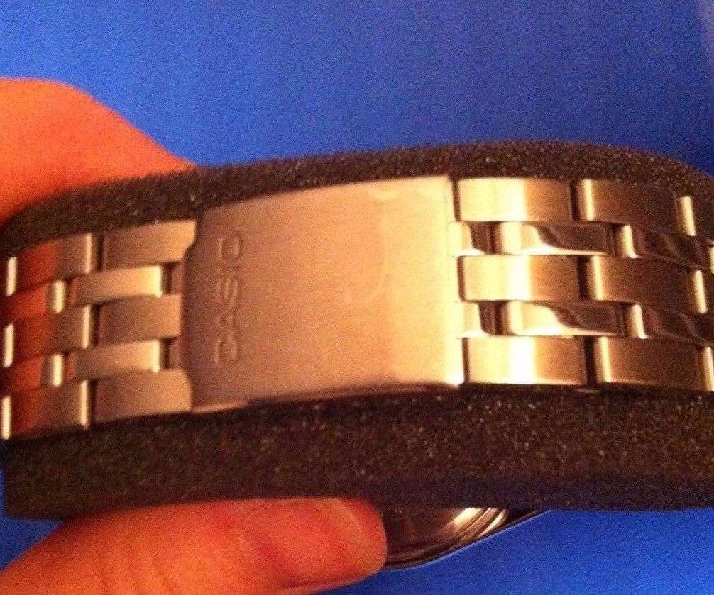 Casio Men's Quartz Watch with Silver Dial Analogue - Digital Display and Silver Metal Strap MTP1335PD-1AVEF - WatchNation