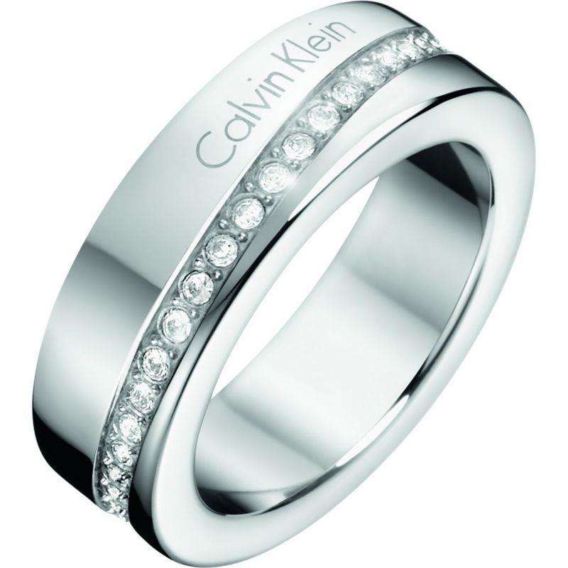 Calvin Klein Stainless Steel Diamante Women's Ring KJ06MR040208