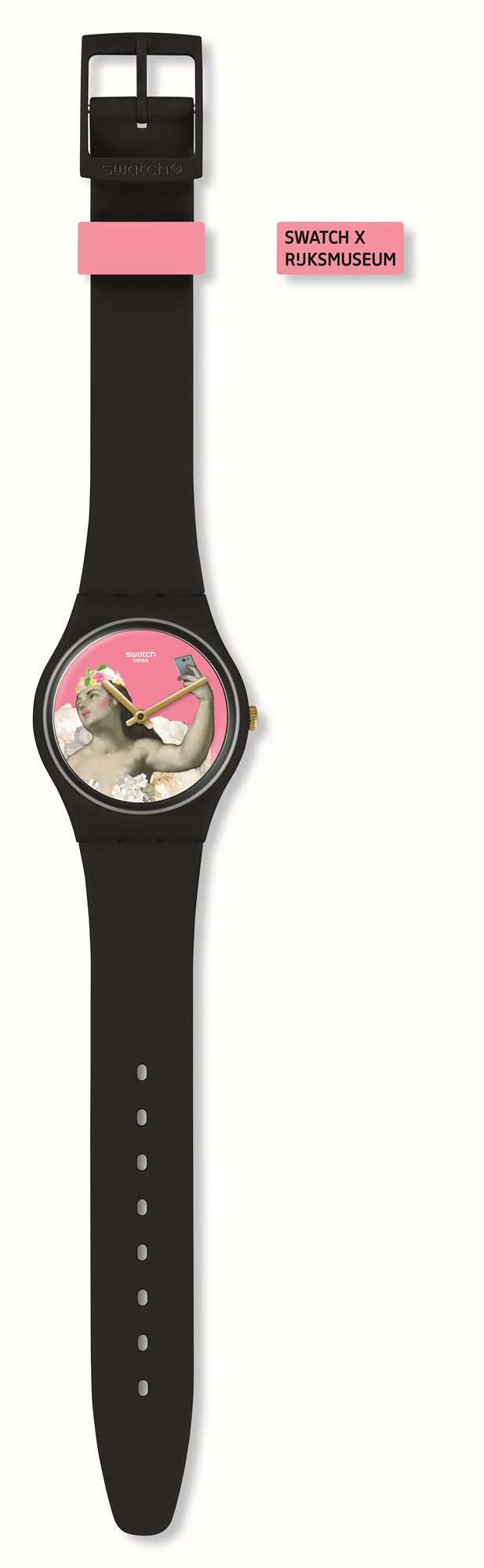 Swatch Pink and Versa Pink Dial Watch GB310