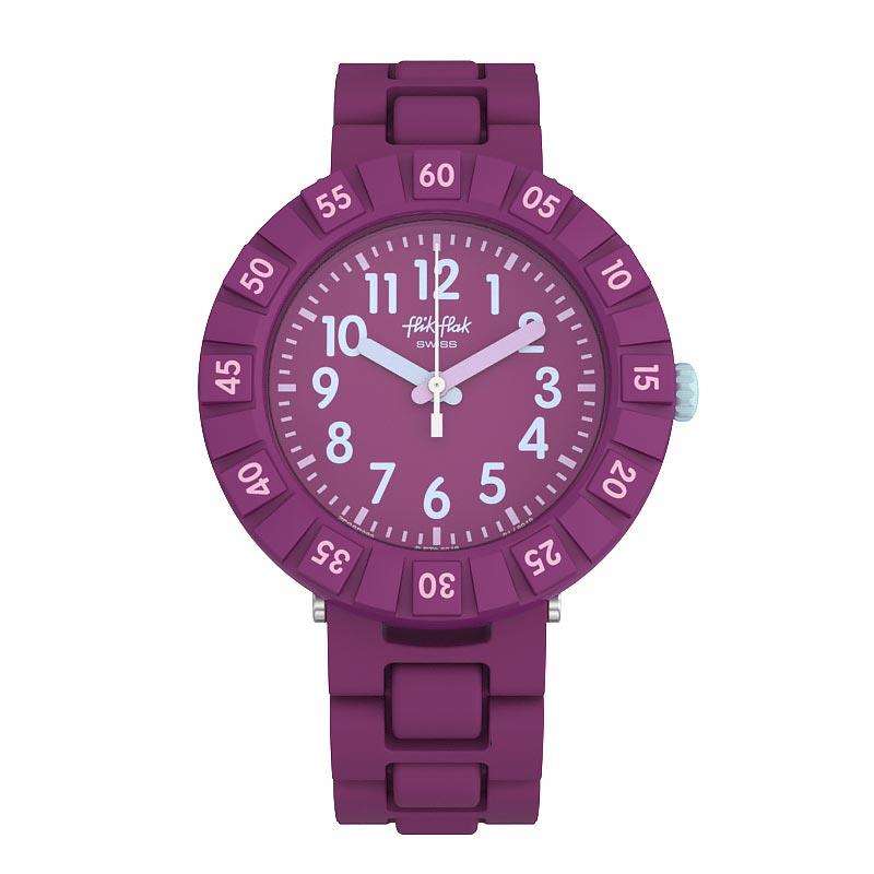 Flik Flak Solo Purple Strap Purple Case Kid's Watch FCSP089
