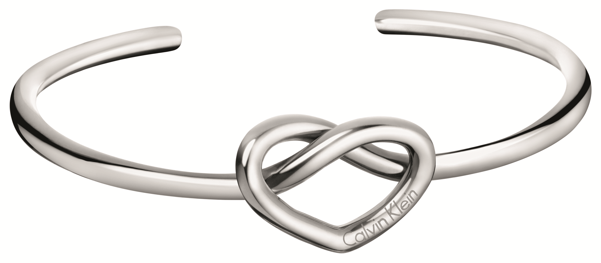 Calvin Klein Silver Stainless Steel Charming Open Ladies Bangle KJ6BMF00010M