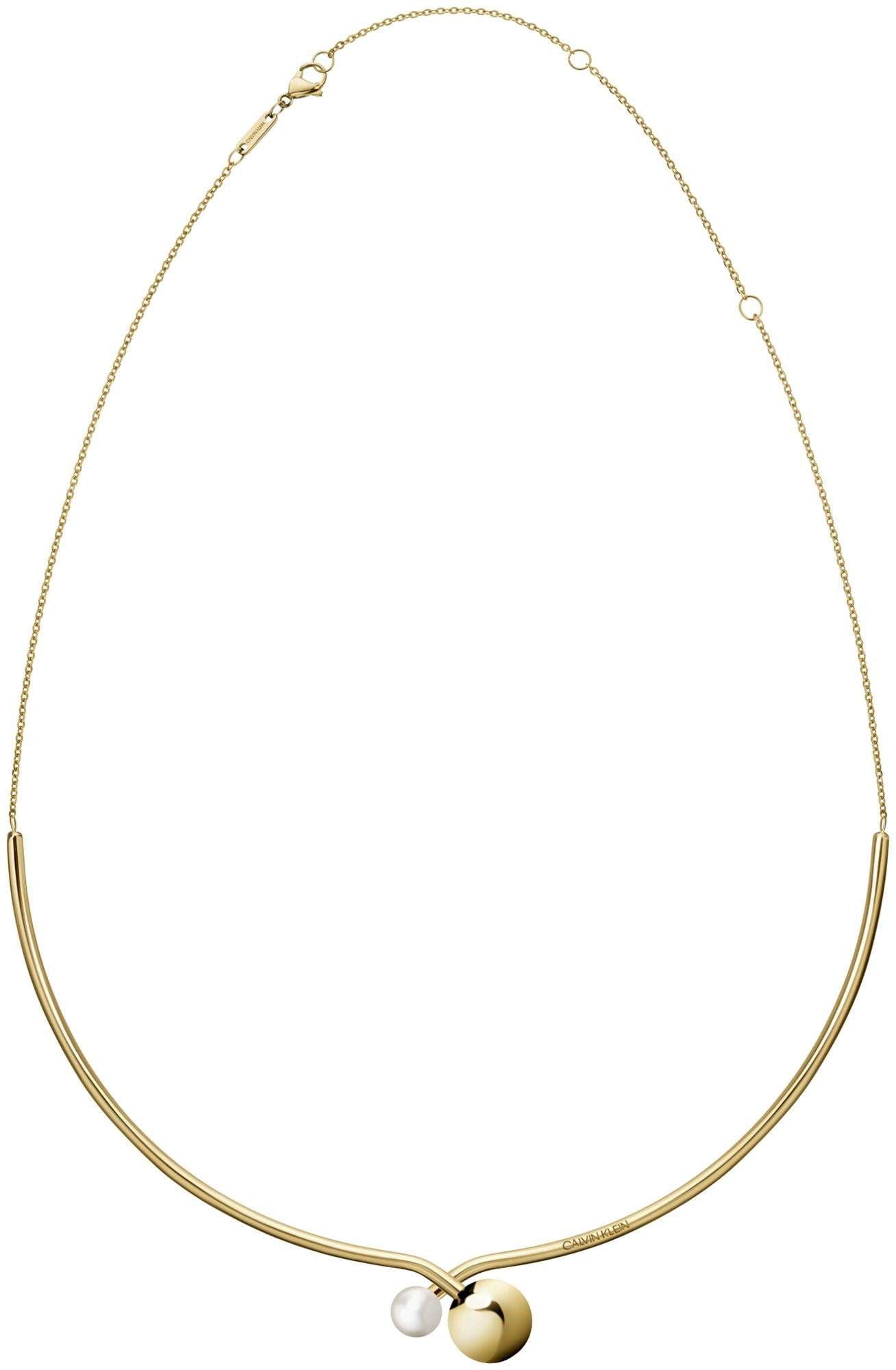 Calvin Klein Bubbly Gold PVD Stainless Steel Necklace Jewellery KJ9RJJ140100