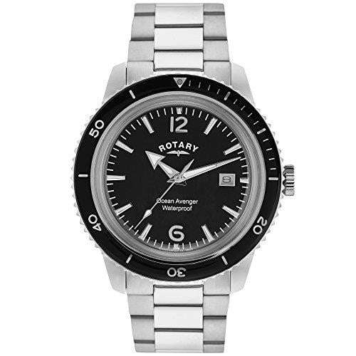 Rotary Ocean Avenger Silver Stainless Steel Men's Watch GB02694/04