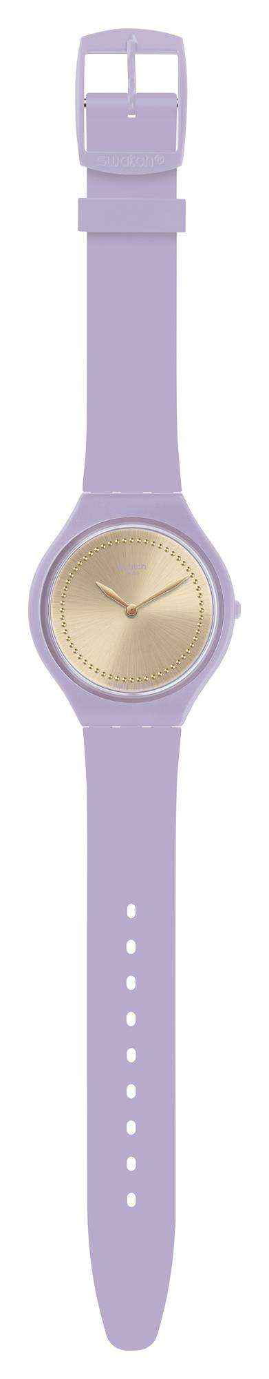 Swatch Skin Skinlavande Sparkles Champagne Dial Ladies Watch SVOV100