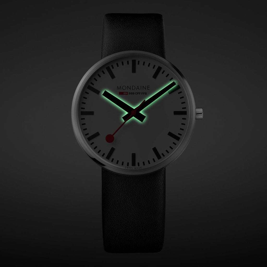 Mondaine Quartz Analogue Classic Display and Leather Strap White Dial Men's Watches MSX.4211B.LB
