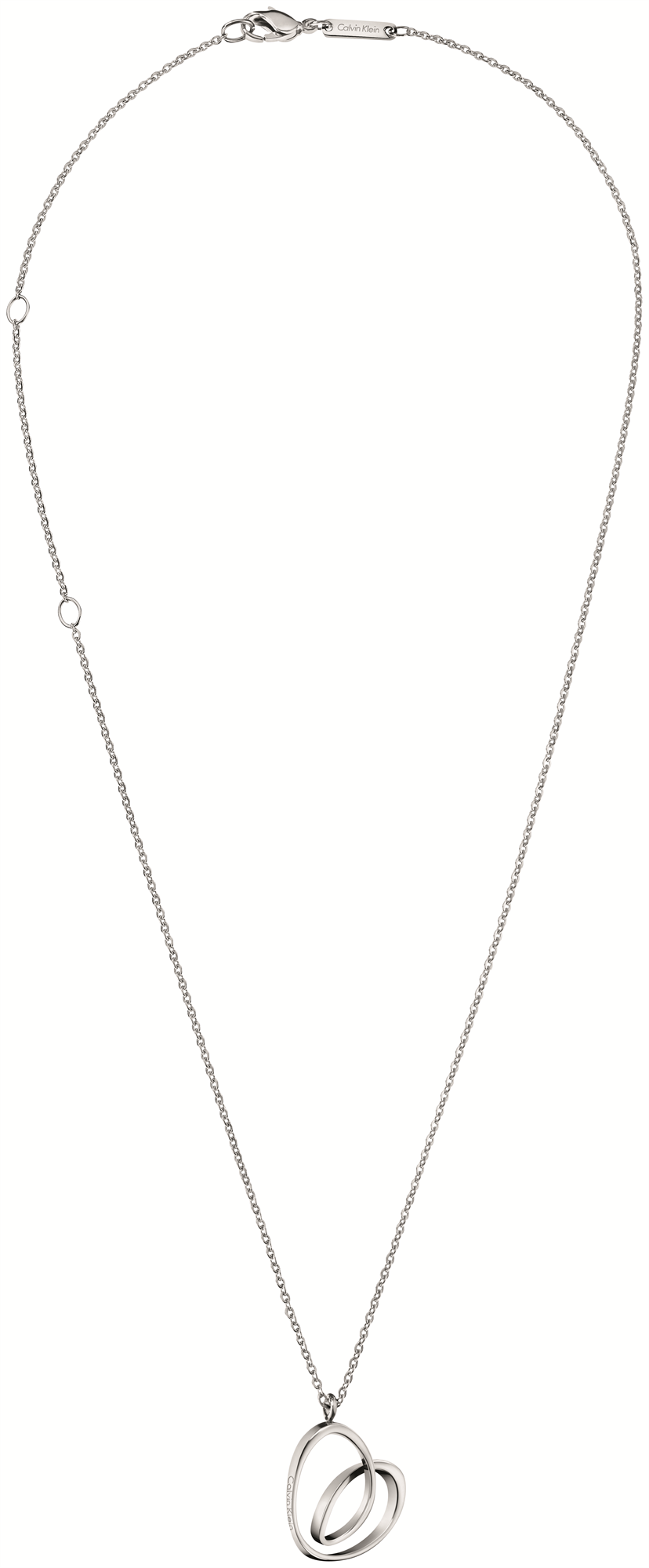 Calvin Klein Silver Stainless Steel Heart Ladies Necklace KJ5AMN000100