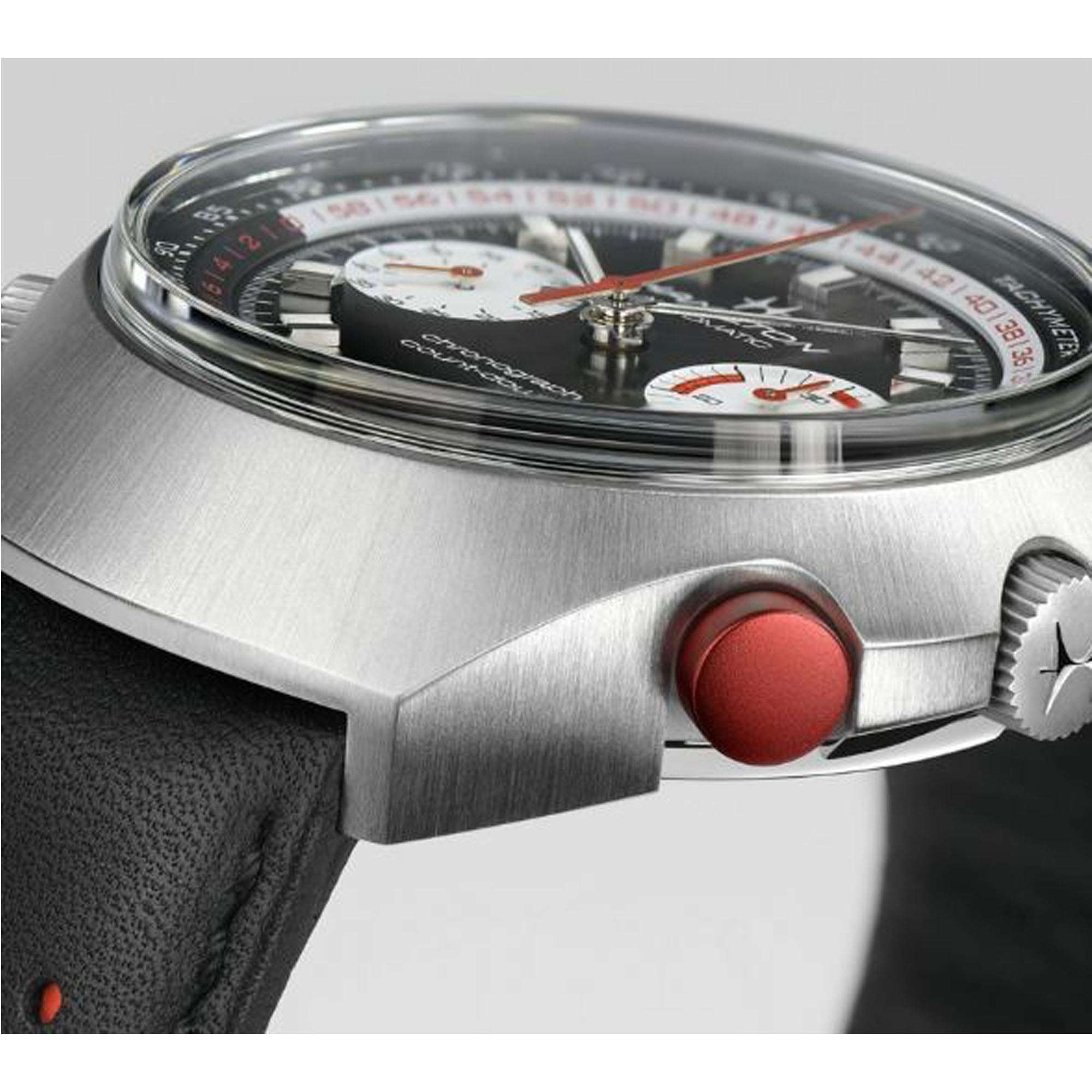 Hamilton American Classic 48mm Chrono-Matic 50 Limited Edition Black Dial Leather Mens Automatic Watch H51616731