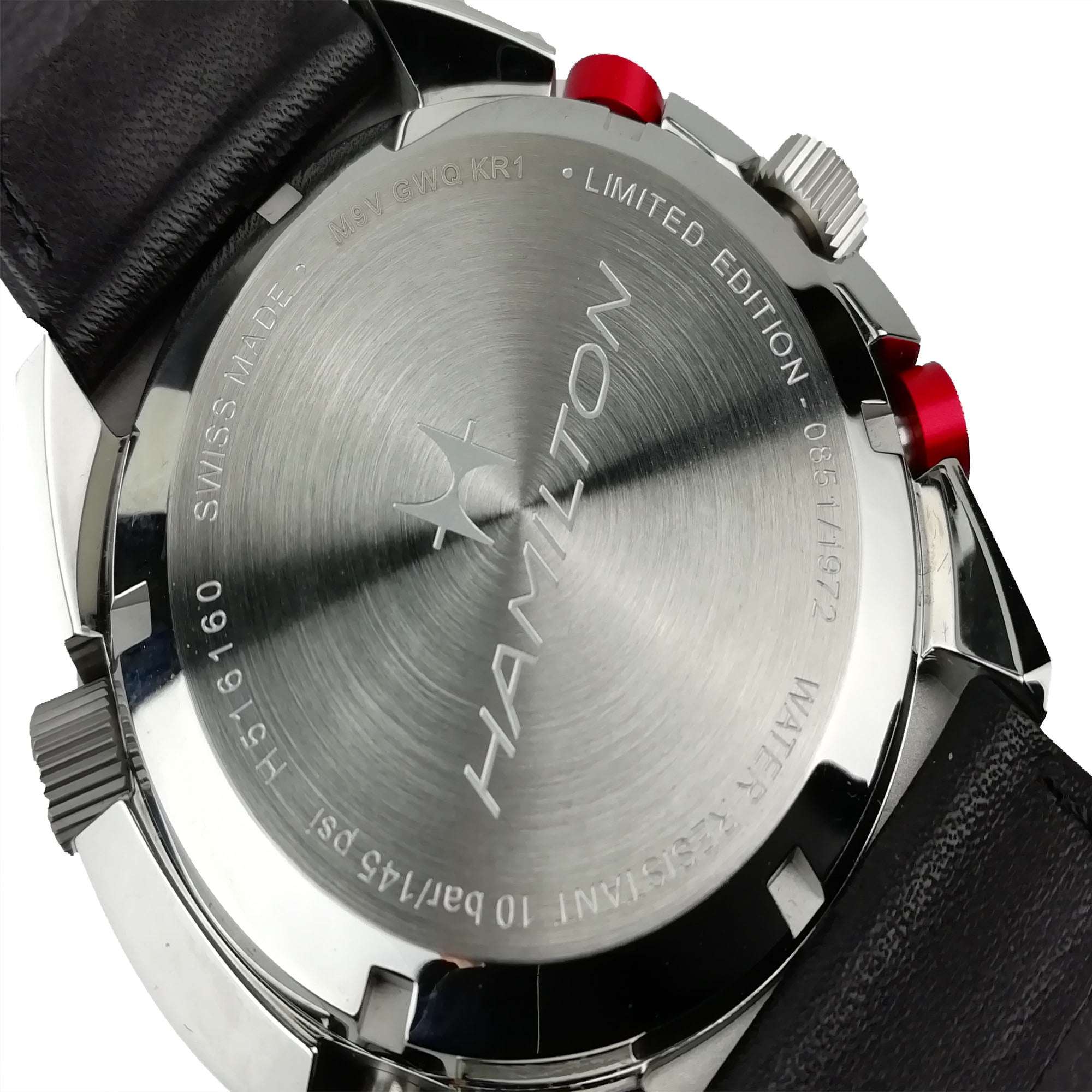 Hamilton American Classic 48mm Chrono-Matic 50 Limited Edition Black Dial Leather Mens Automatic Watch H51616731