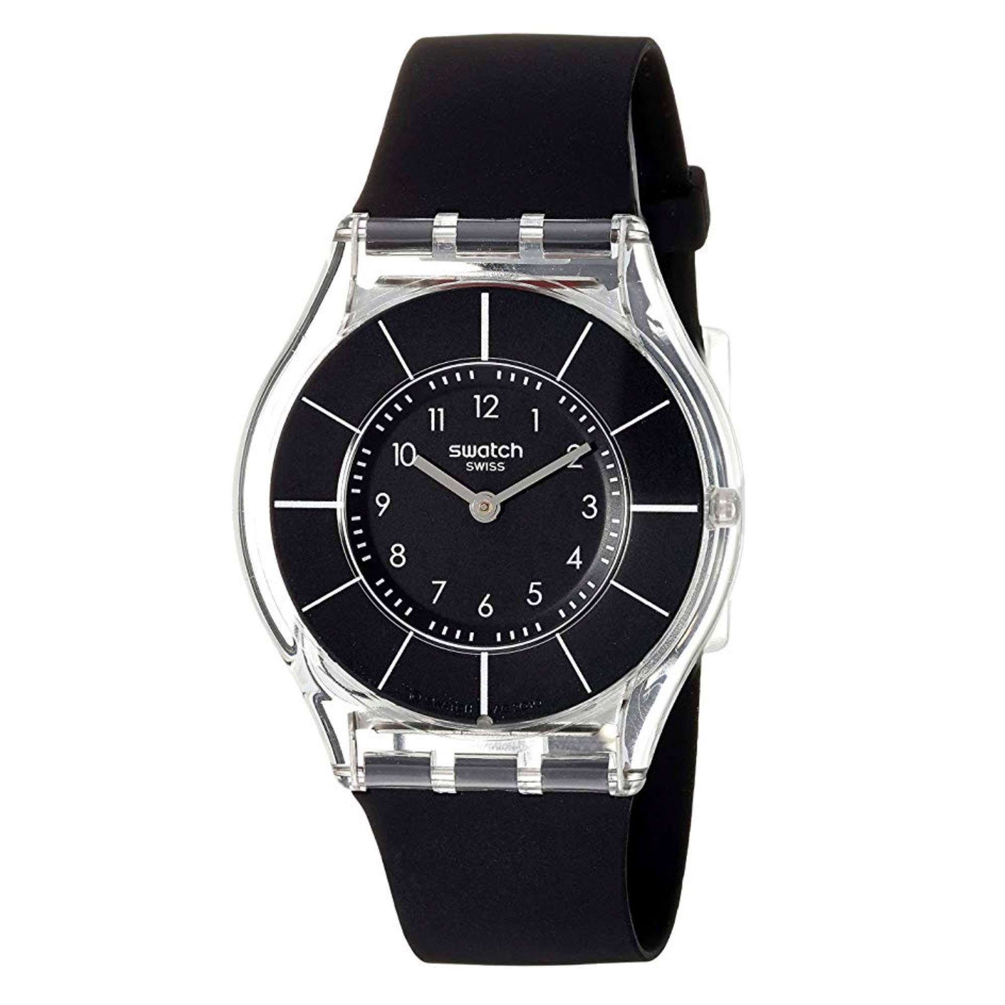 Swatch Black Classiness 34mm Case Men's Watch SFK361