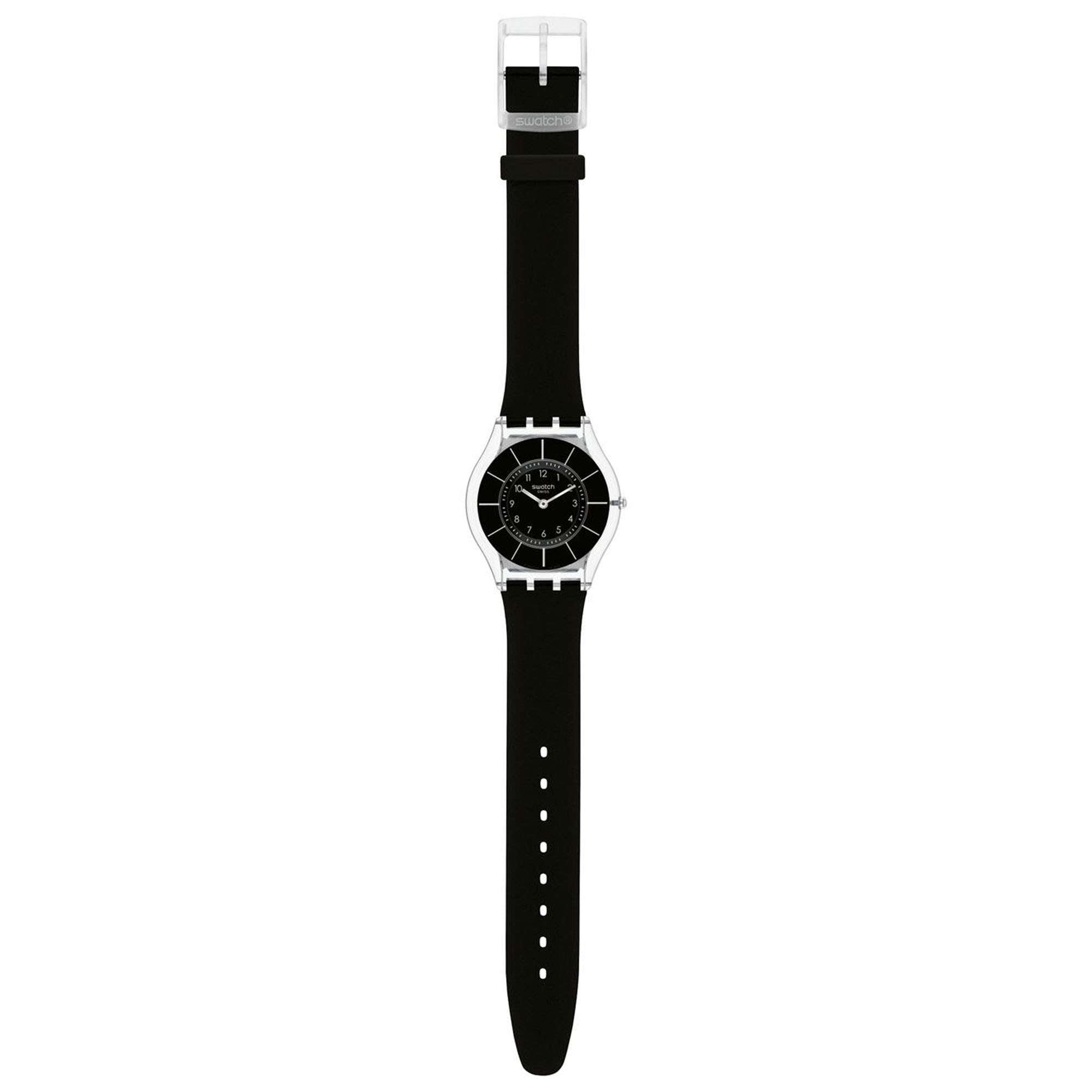 Swatch Black Classiness 34mm Case Men's Watch SFK361