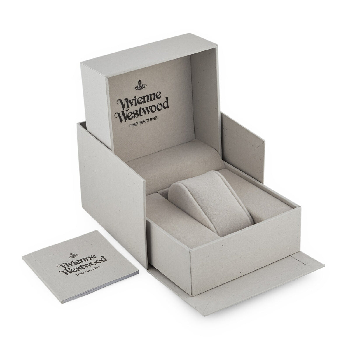 Vivienne Westwood Orb II Black Dial Leather Strap Women's Watch VV006BKGD