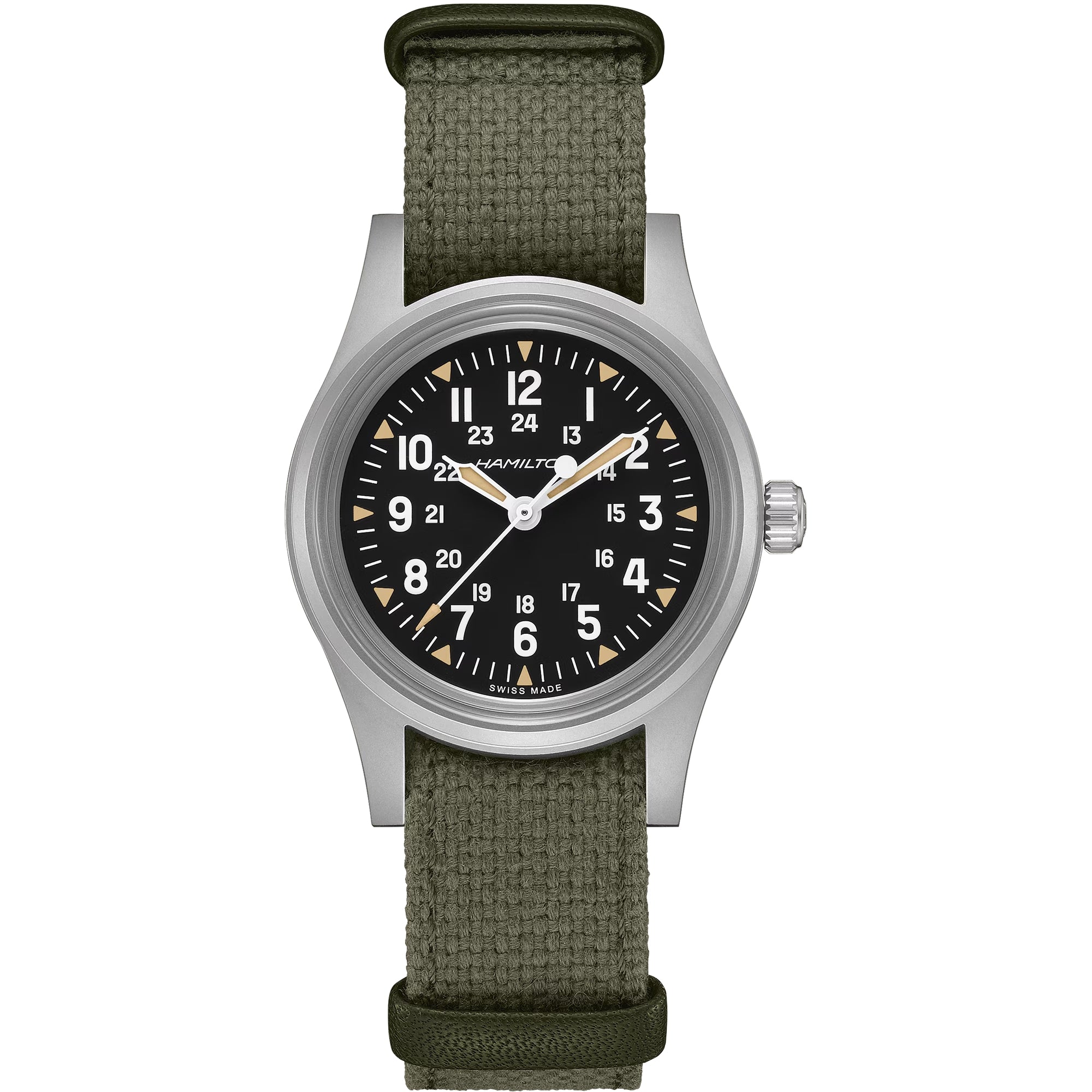 Hamilton Khaki Field 36mm Black Dial NATO Mechanical Watch H69399930