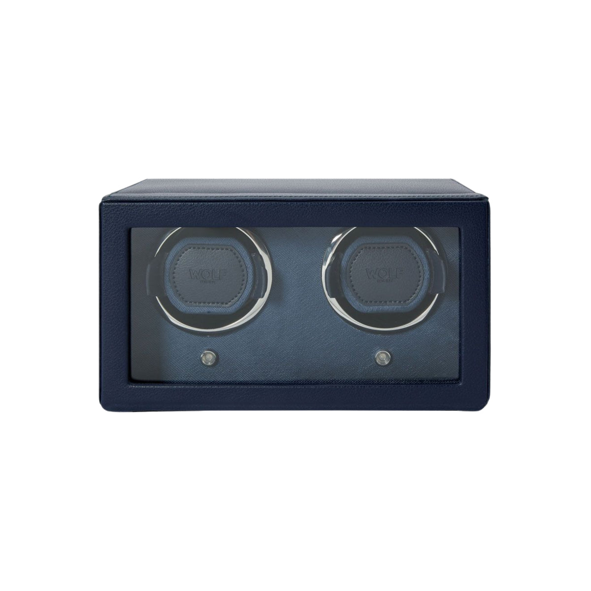 WOLF Cub Navy Double Watch Winder with Cover 461217