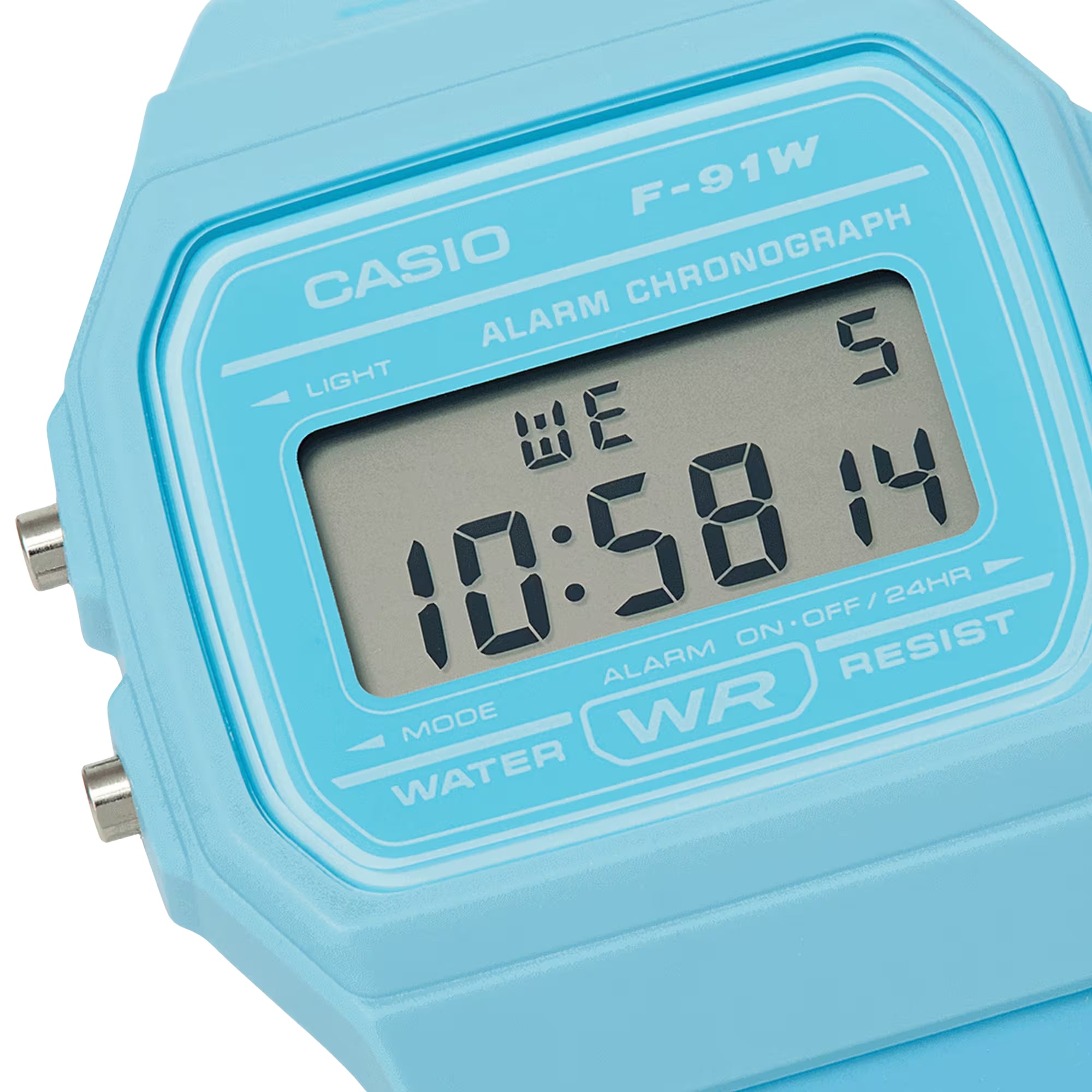 Casio Classic Quartz Digital Dial Resin Strap Watch F-91WC-2AEF