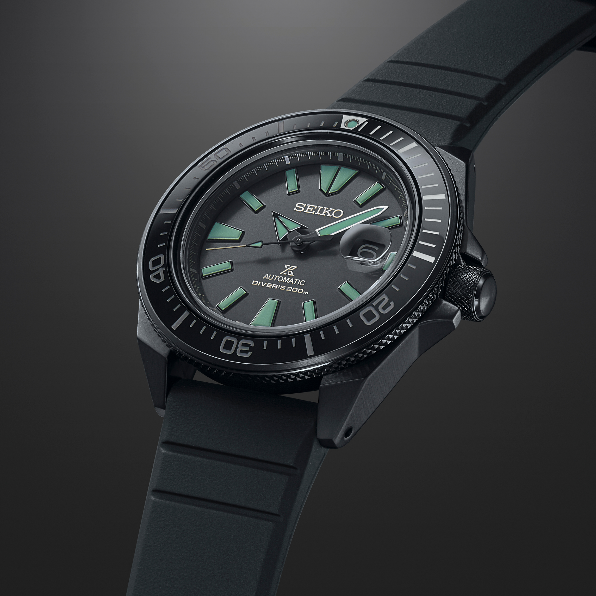 Seiko Prospex Black Series 'Night Vision' King Samurai Automatic Limited Edition Watch SRPH97K1