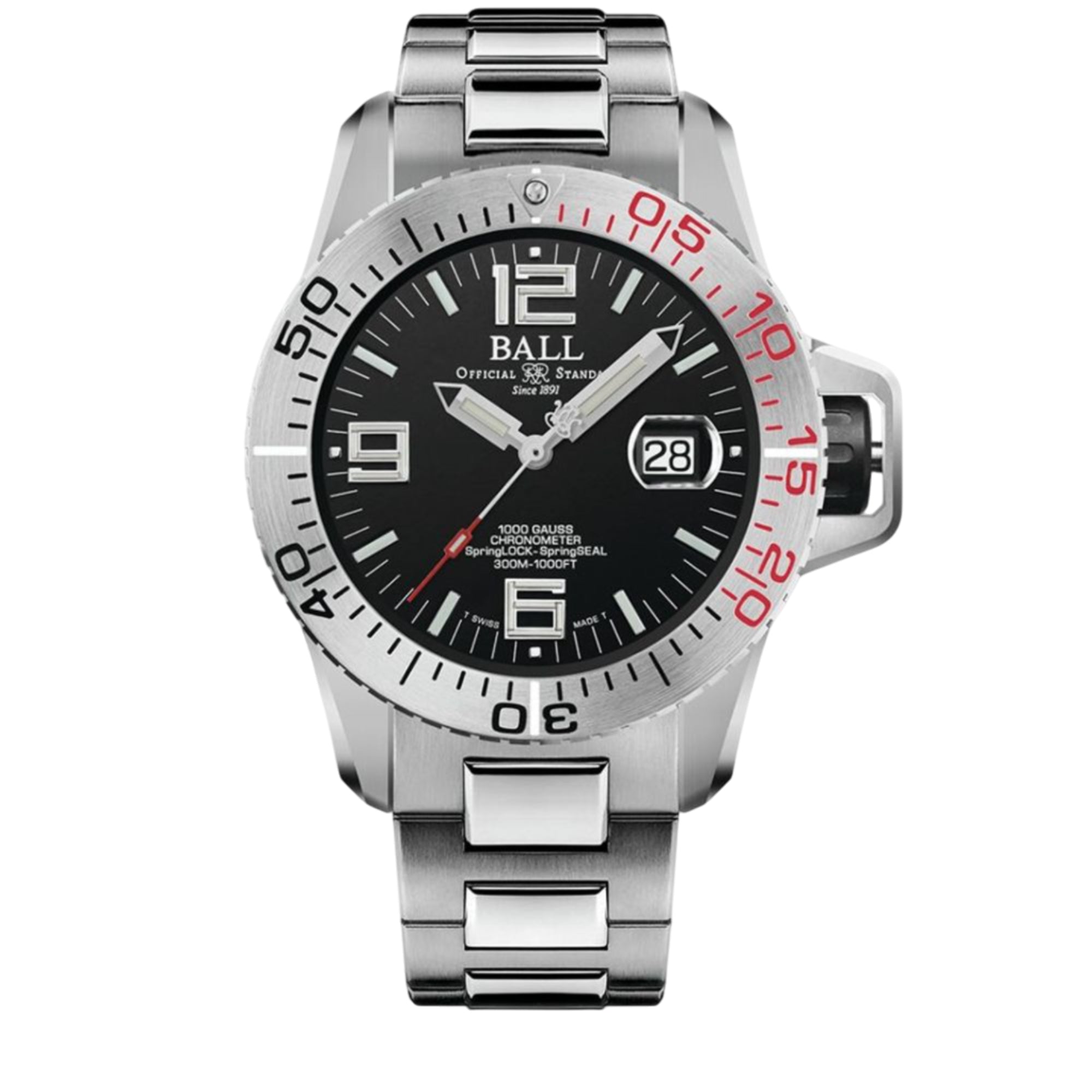 Ball Engineer Hydrocarbon EOD Men's Watch DM3200A-S1C-BK