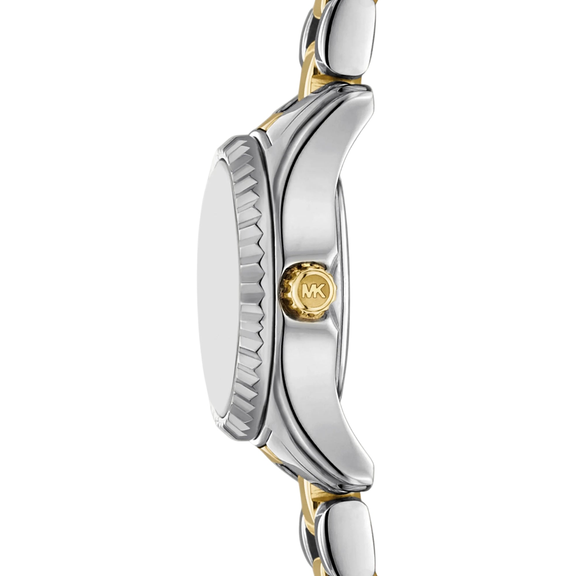 Michael Kors Lexington Pave Silver Dial Steel Ladies Quartz Watch MK4903