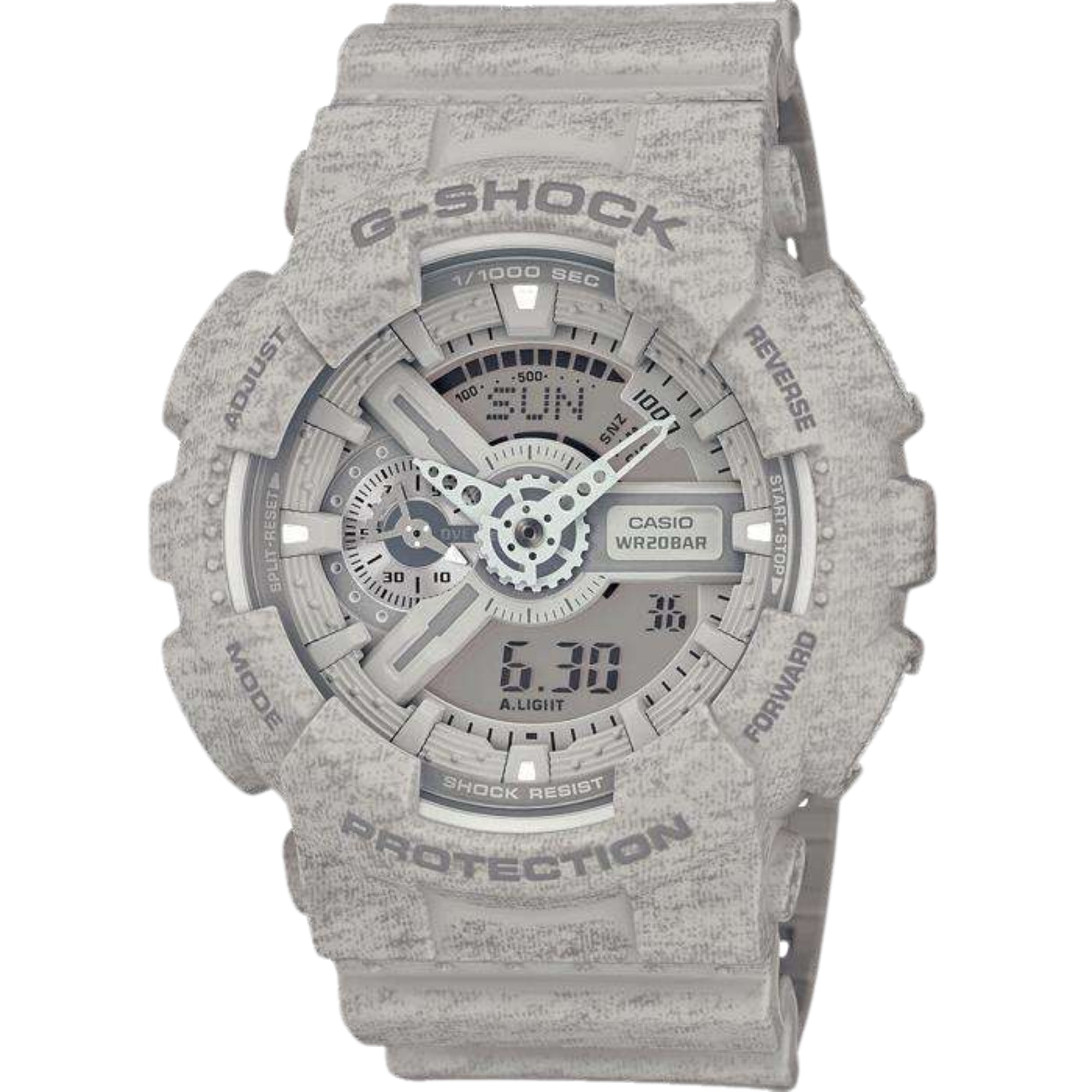 Casio G-Shock Grey Heathered Men's Alarm Chronograph GA-110TH-8AER